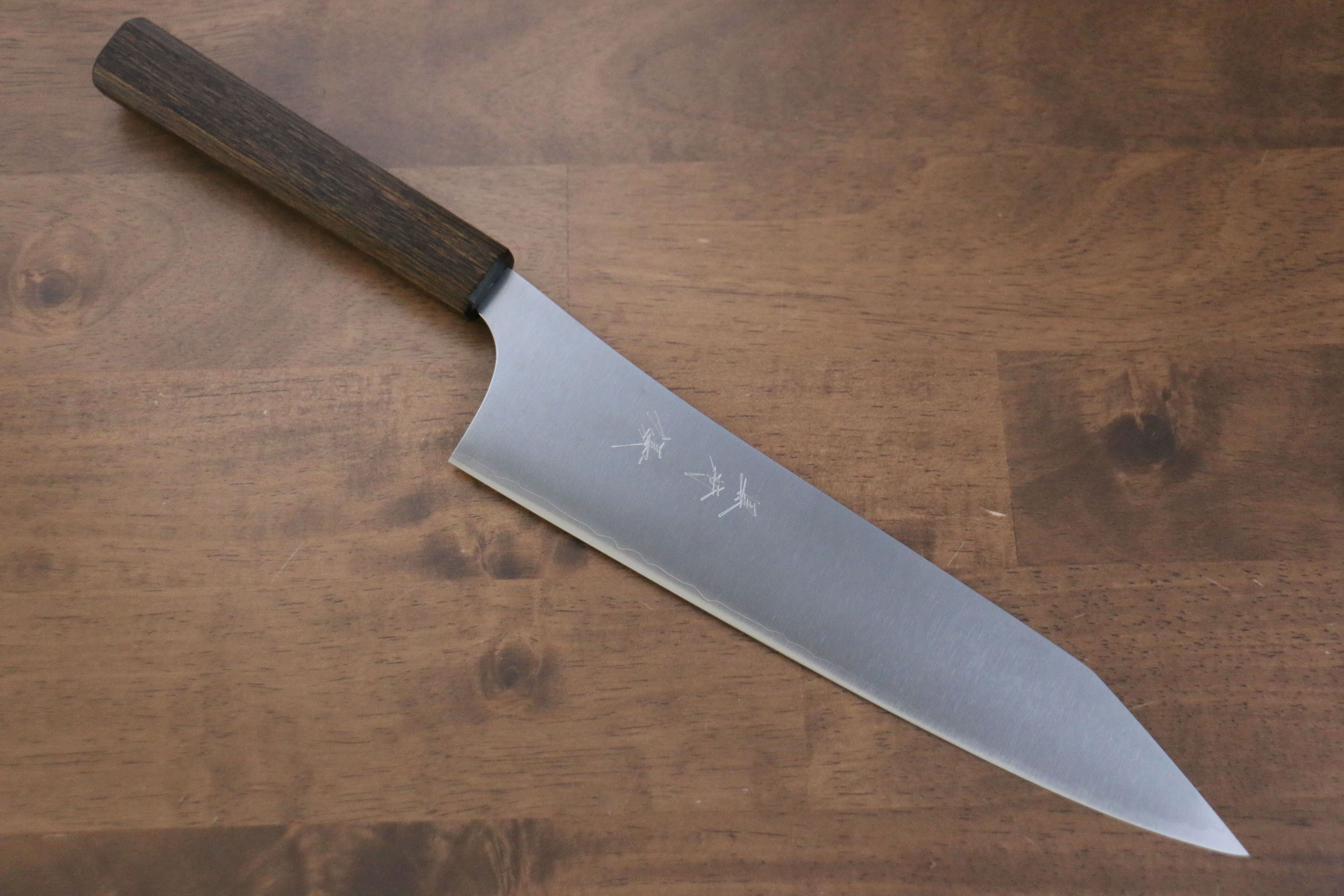 黑崎 優 月光 HAP40 牛刀 240mm 橡木 握把 - 清助刃物