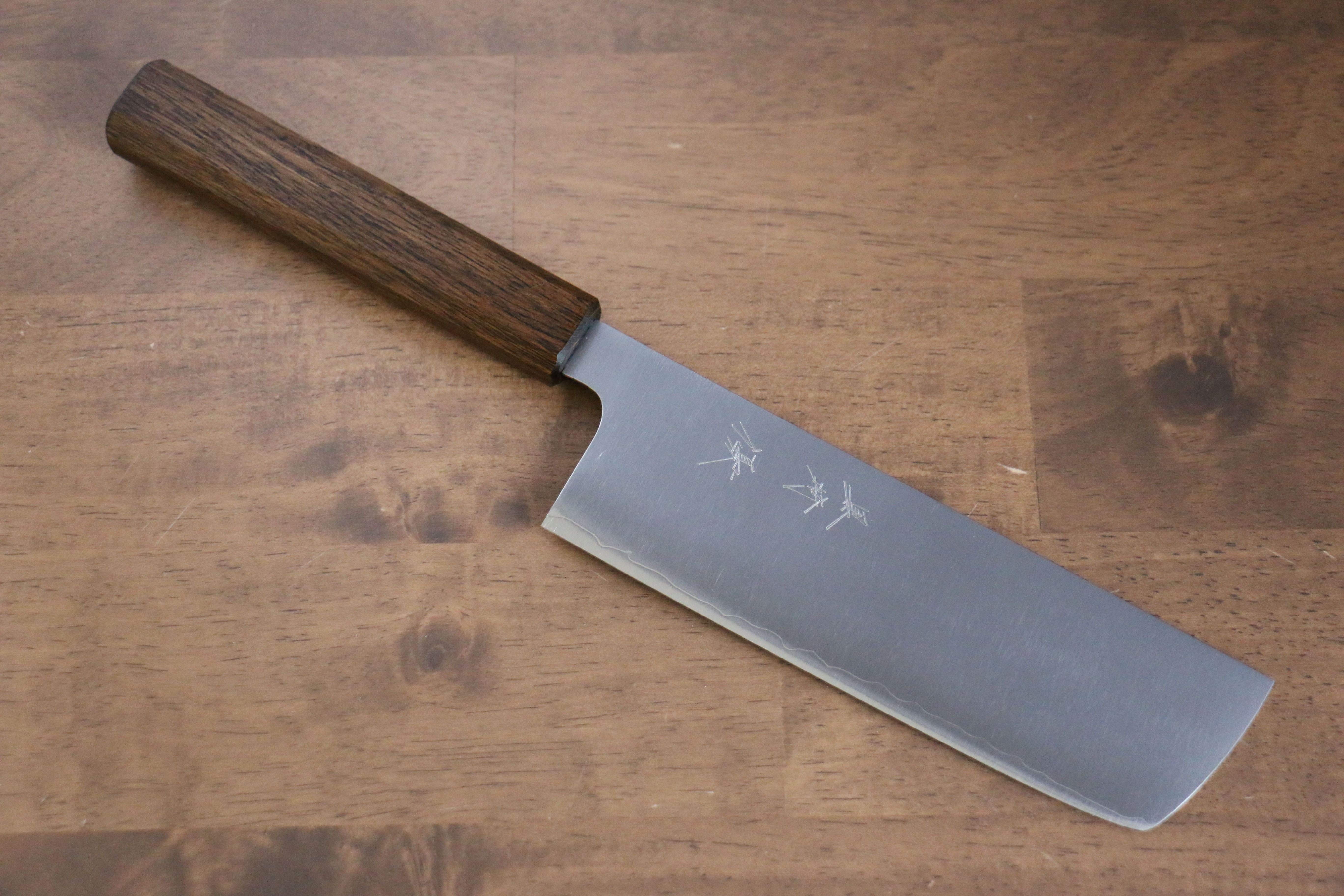 黑崎 優 月光 HAP40 菜切 165mm 橡木 握把 - 清助刃物