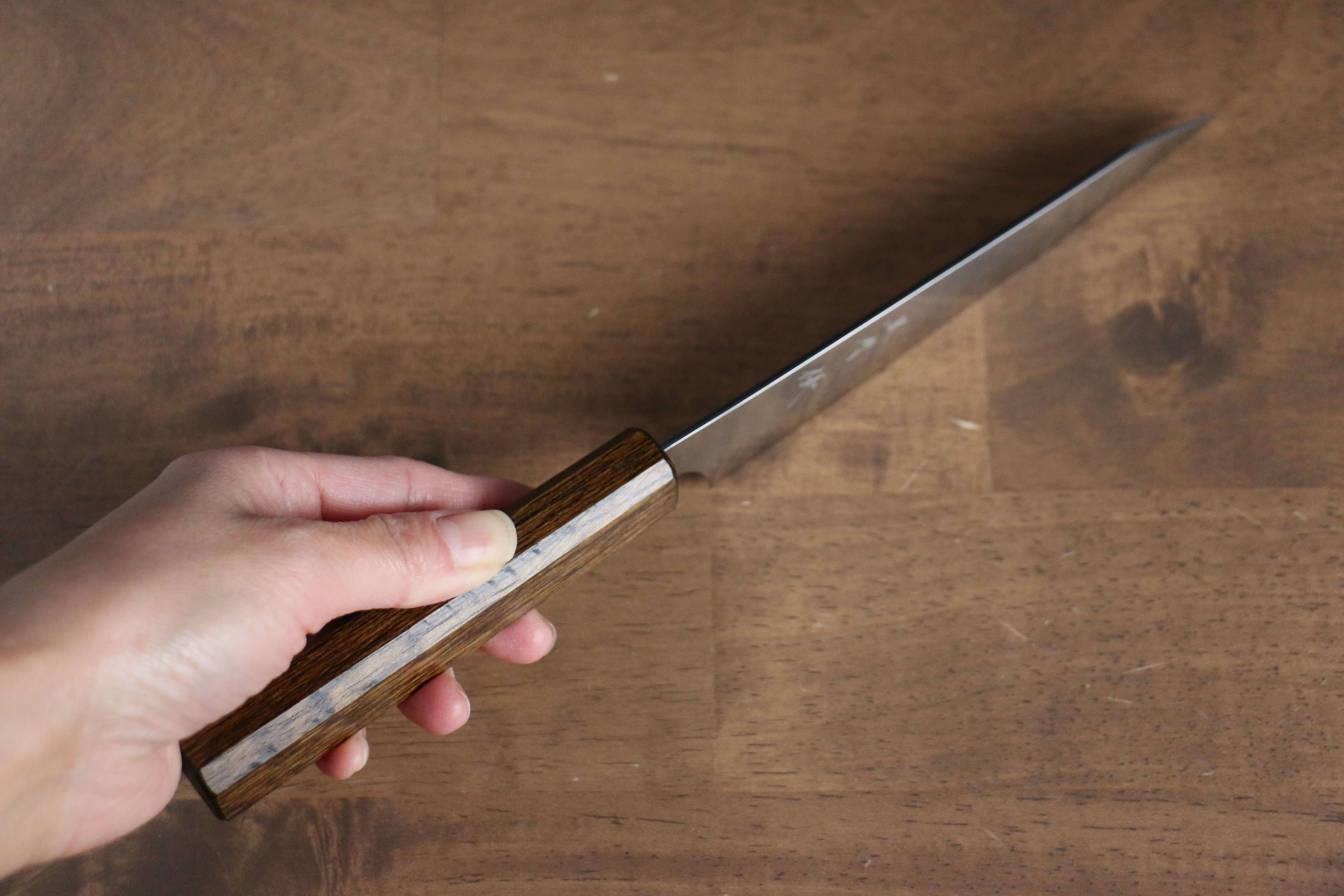 黑崎 優 月光 HAP40 多用途小刀 150mm 橡木 握把 - 清助刃物
