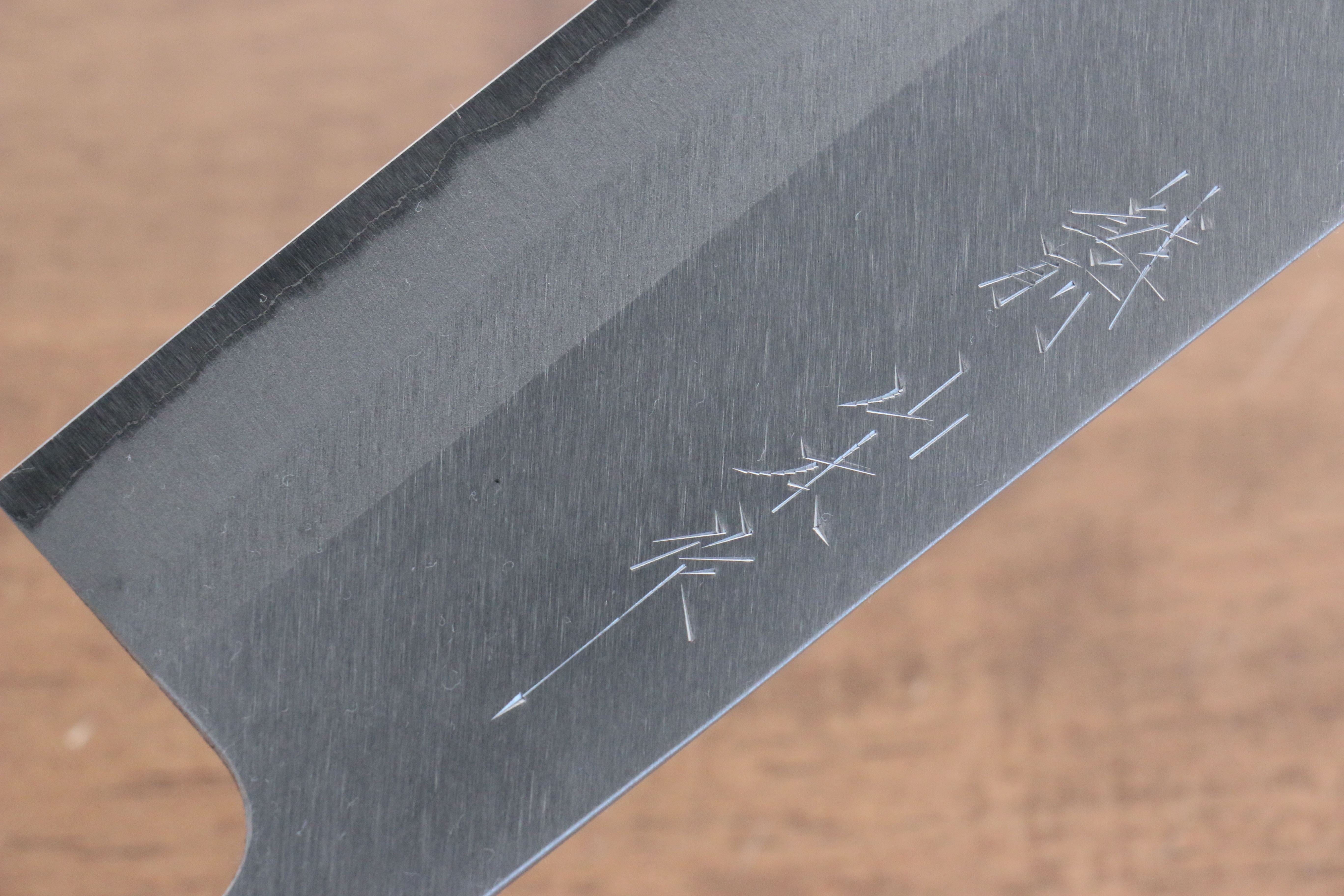 山本 直 白鋼二號 霞研 菜切 165mm 美國櫻桃木握把 - 清助刃物