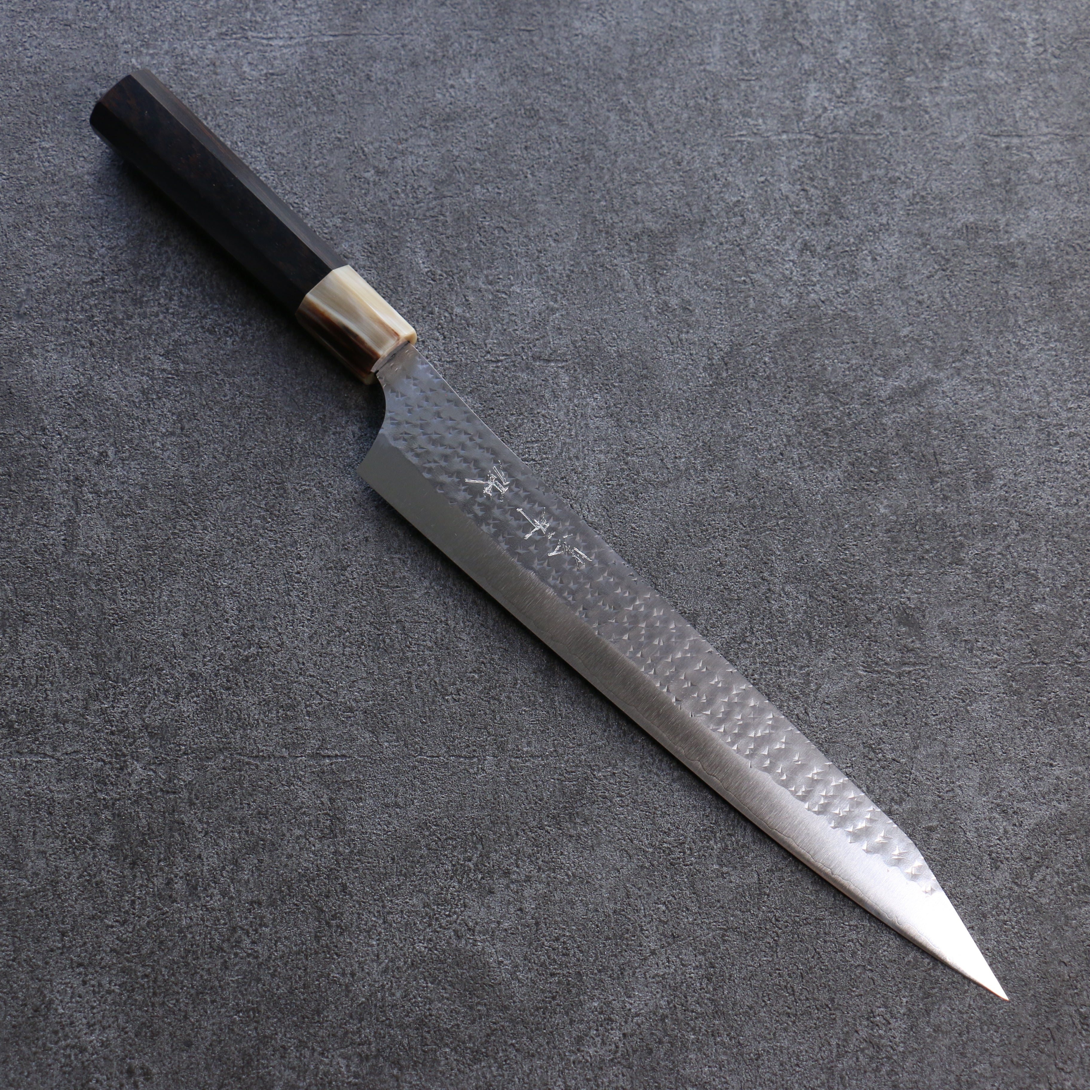 黑崎 優 閃光 SG2 鎚目 筋引 270mm 黑檀 握把 - 清助刃物