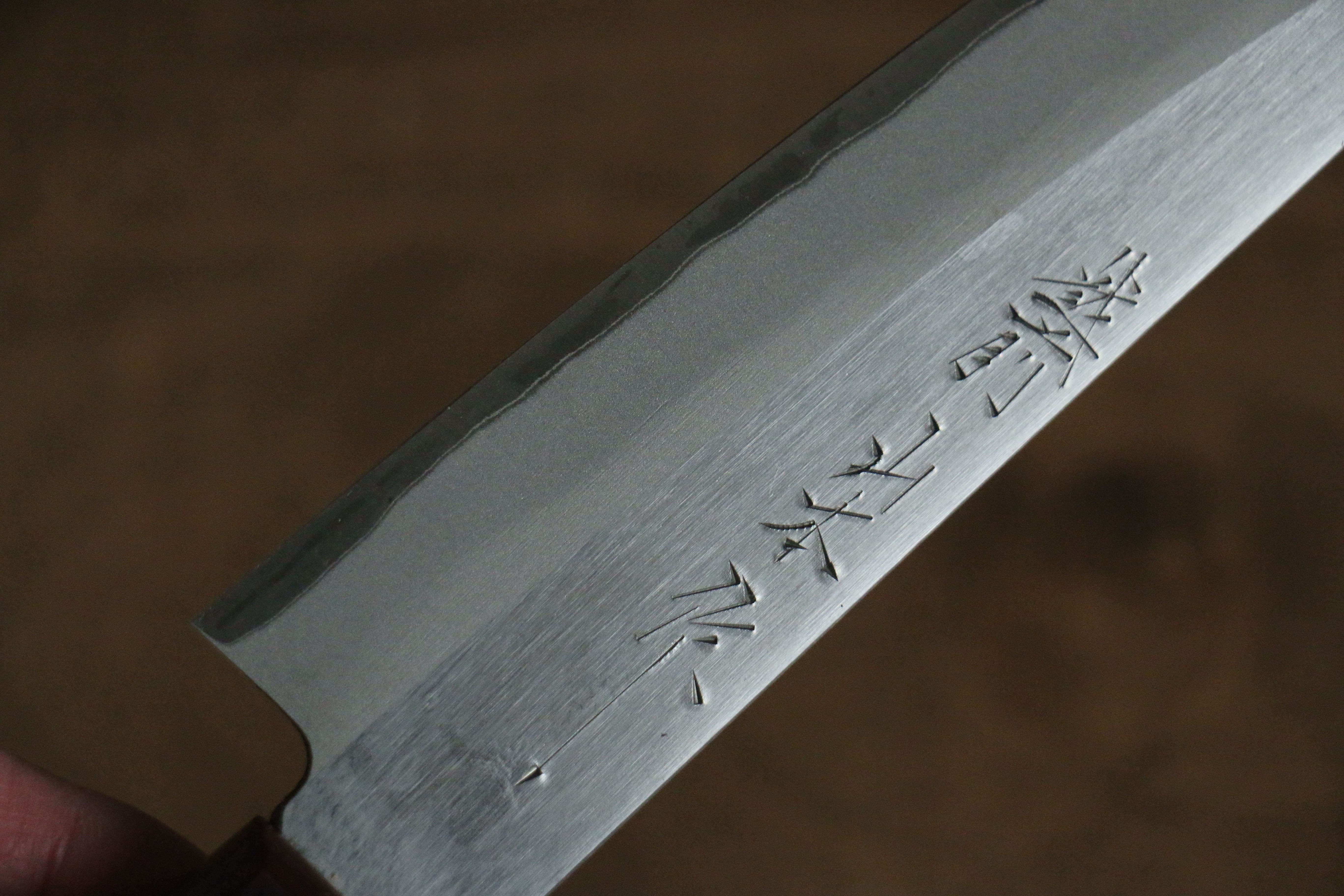 山本 直 白鋼二號 多用途小刀 150mm 紅合成木 握把 - 清助刃物