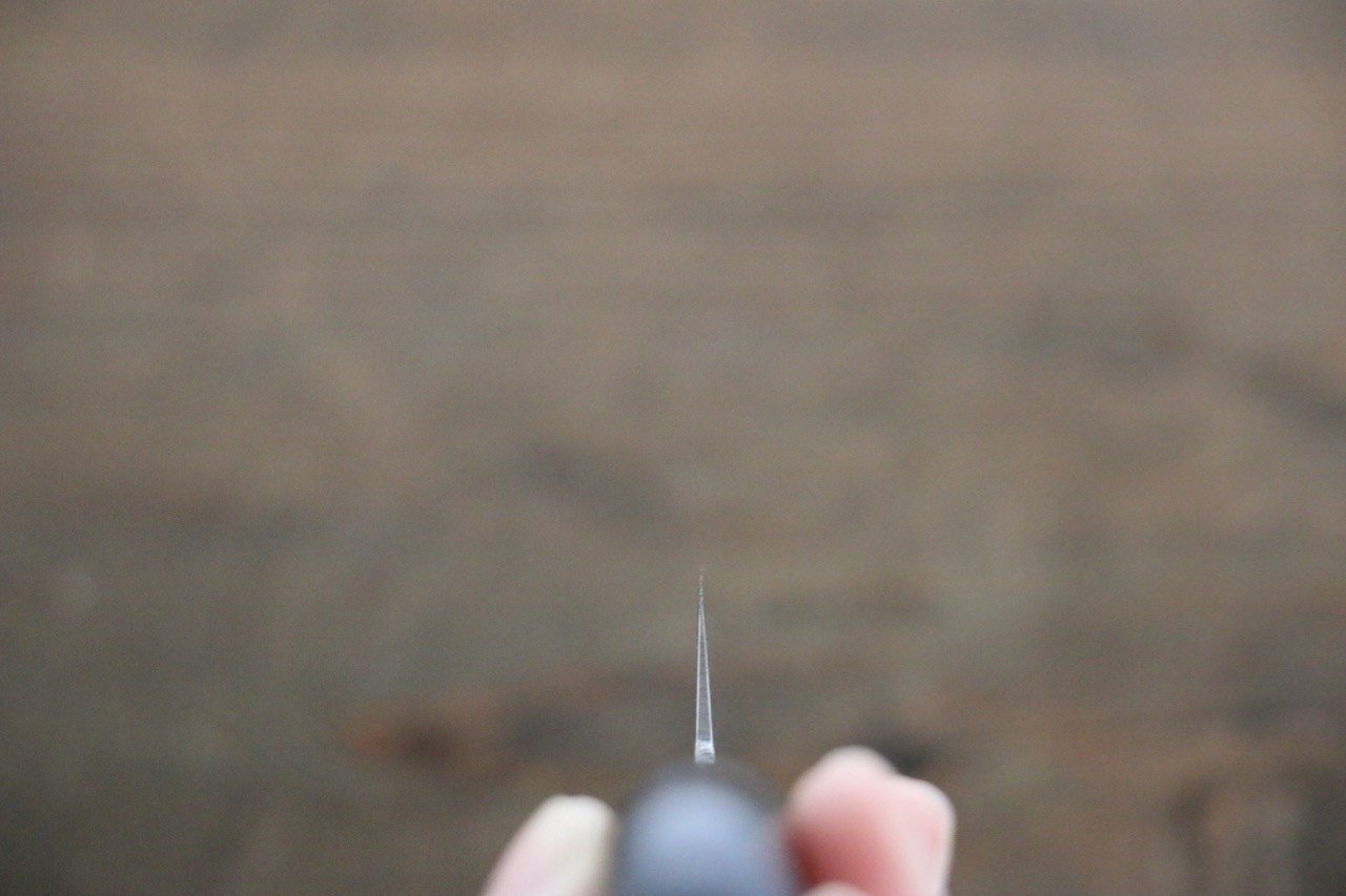堺 孝行 AUS10 45層 鏡面處理 大馬士革紋 多用途小刀 135mm - 清助刃物