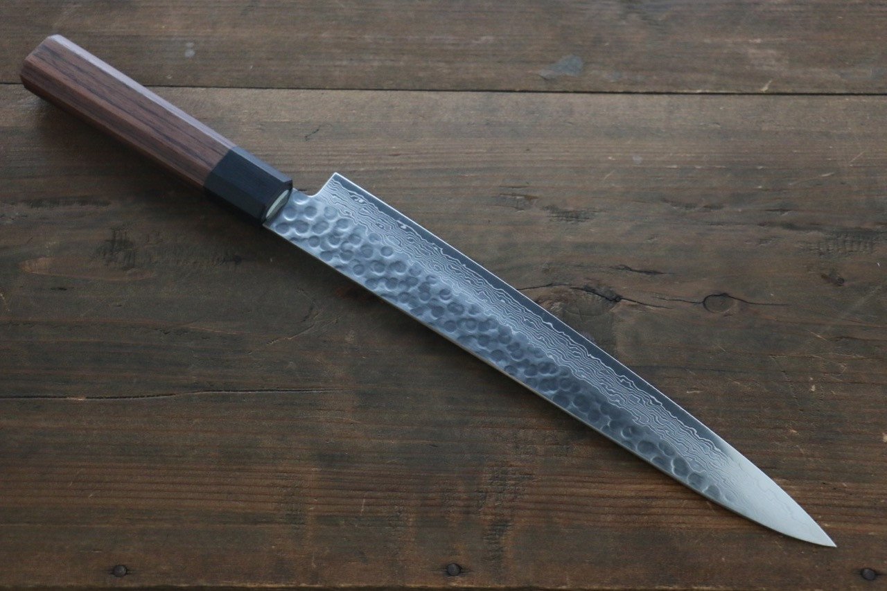 清助 AUS10 筋引 240mm 紫檀木 握把 - 清助刃物