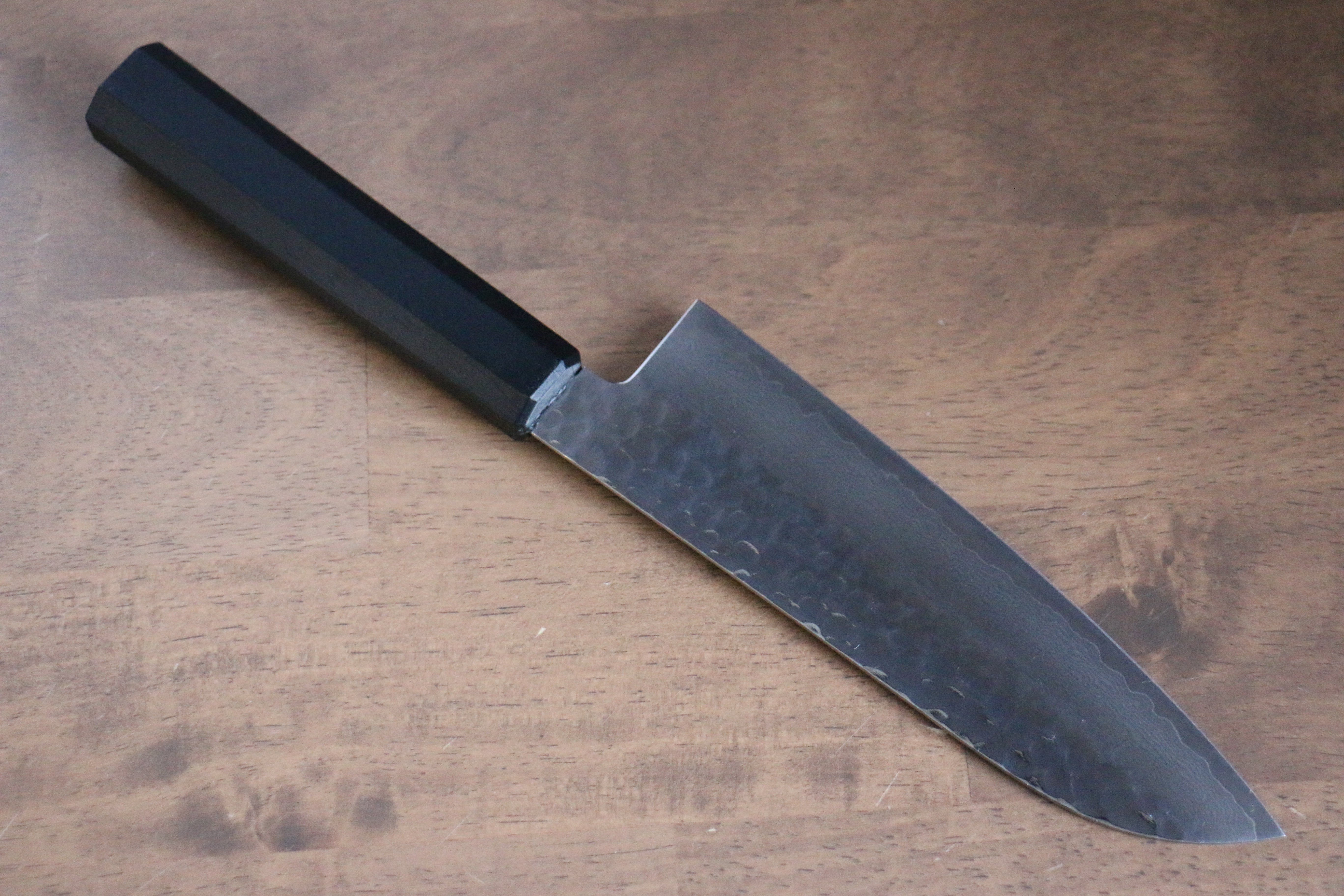 堺 孝行 七色 VG10 33層 三德刀 180mm ABS 樹脂(乾漆墨黑) 握把 - 清助刃物