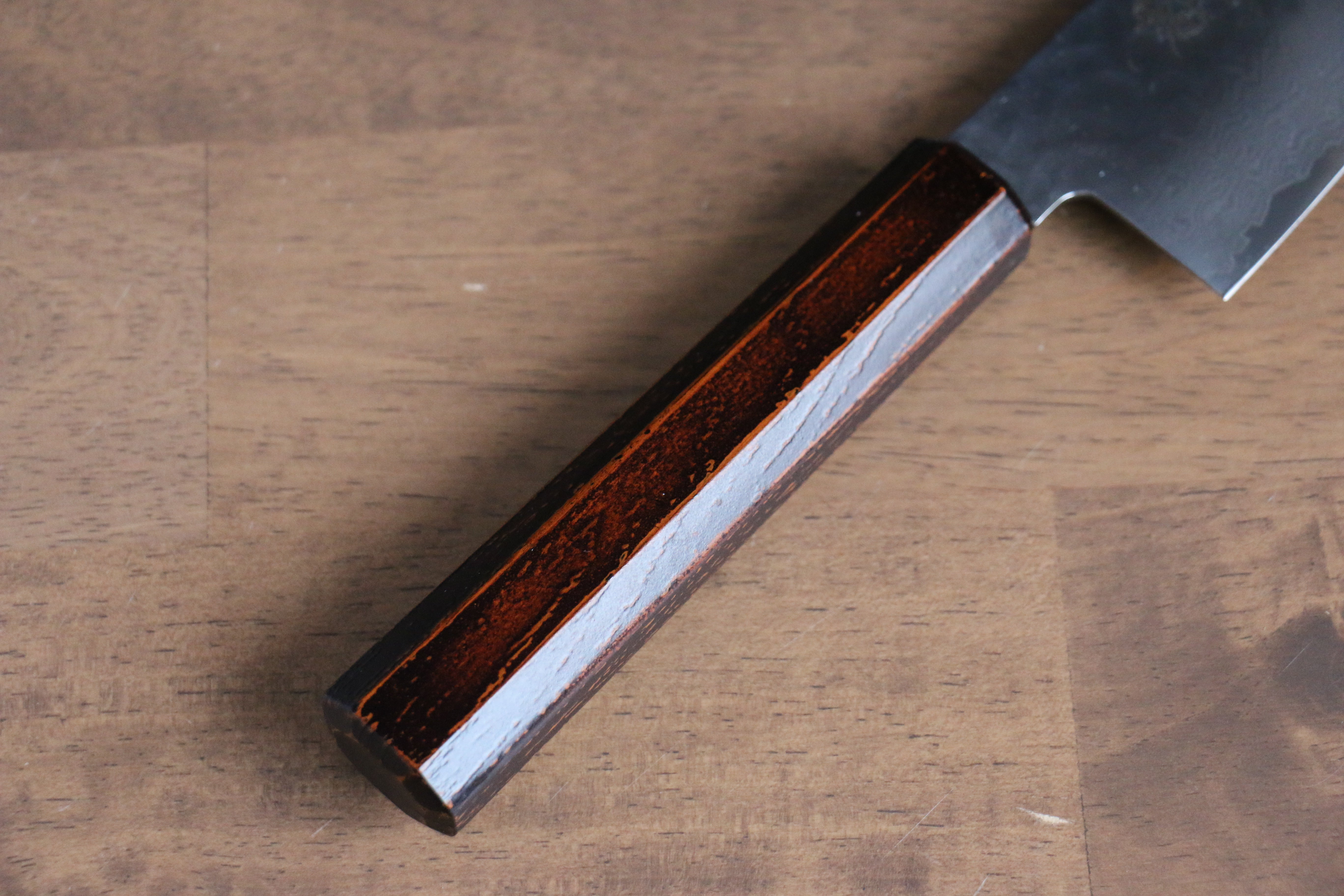 堺 孝行 七色 VG10 33層 三德刀 180mm ABS 樹脂(復古木紋) 握把 - 清助刃物