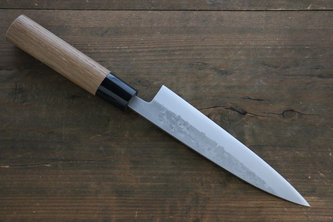 清助 青鋼二號 梨地 Hiraki 165mm 栗木 握把 - 清助刃物