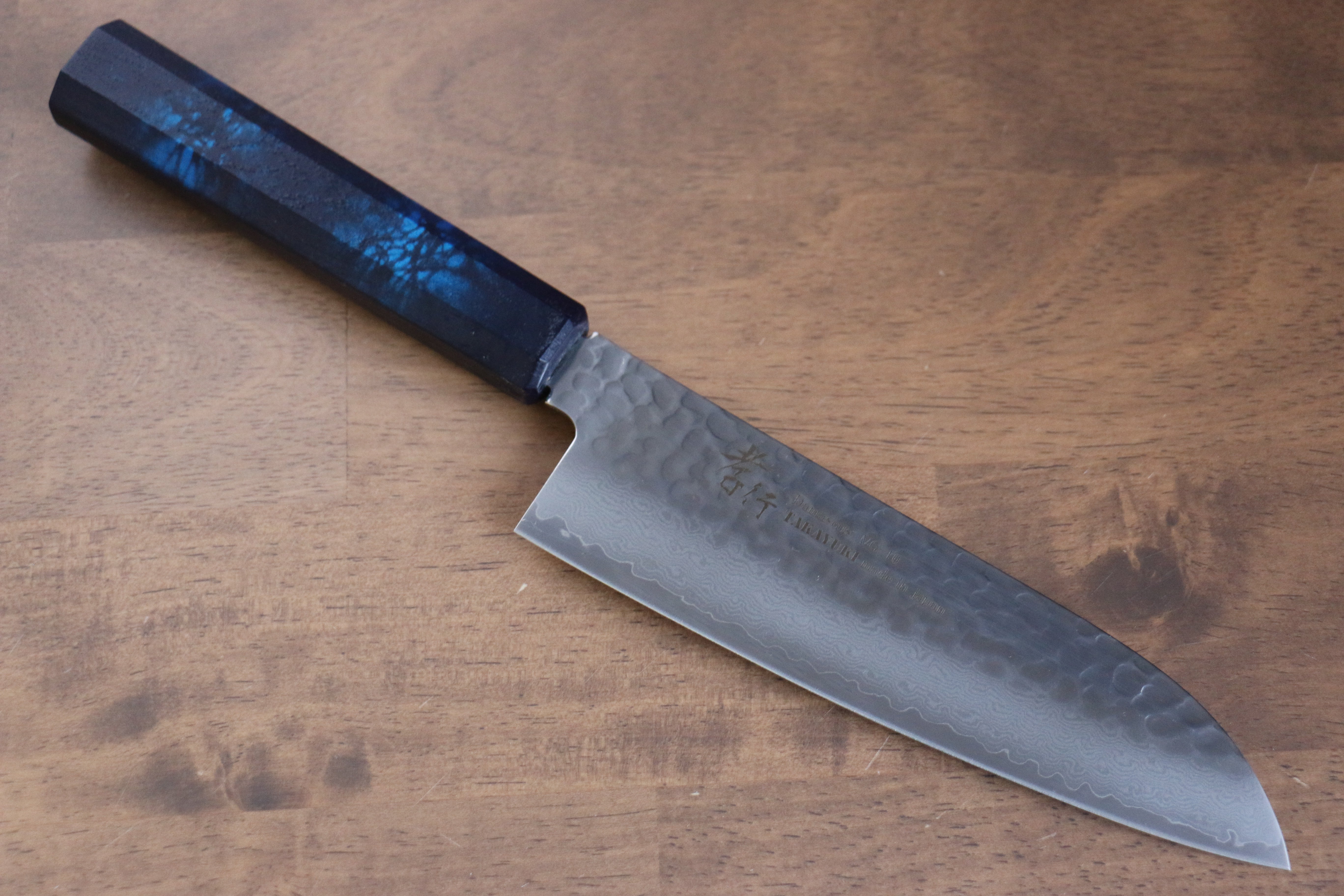 堺 孝行 七色 VG10 33層 三德刀 180mm ABS 樹脂(群青玳瑁) 握把 - 清助刃物