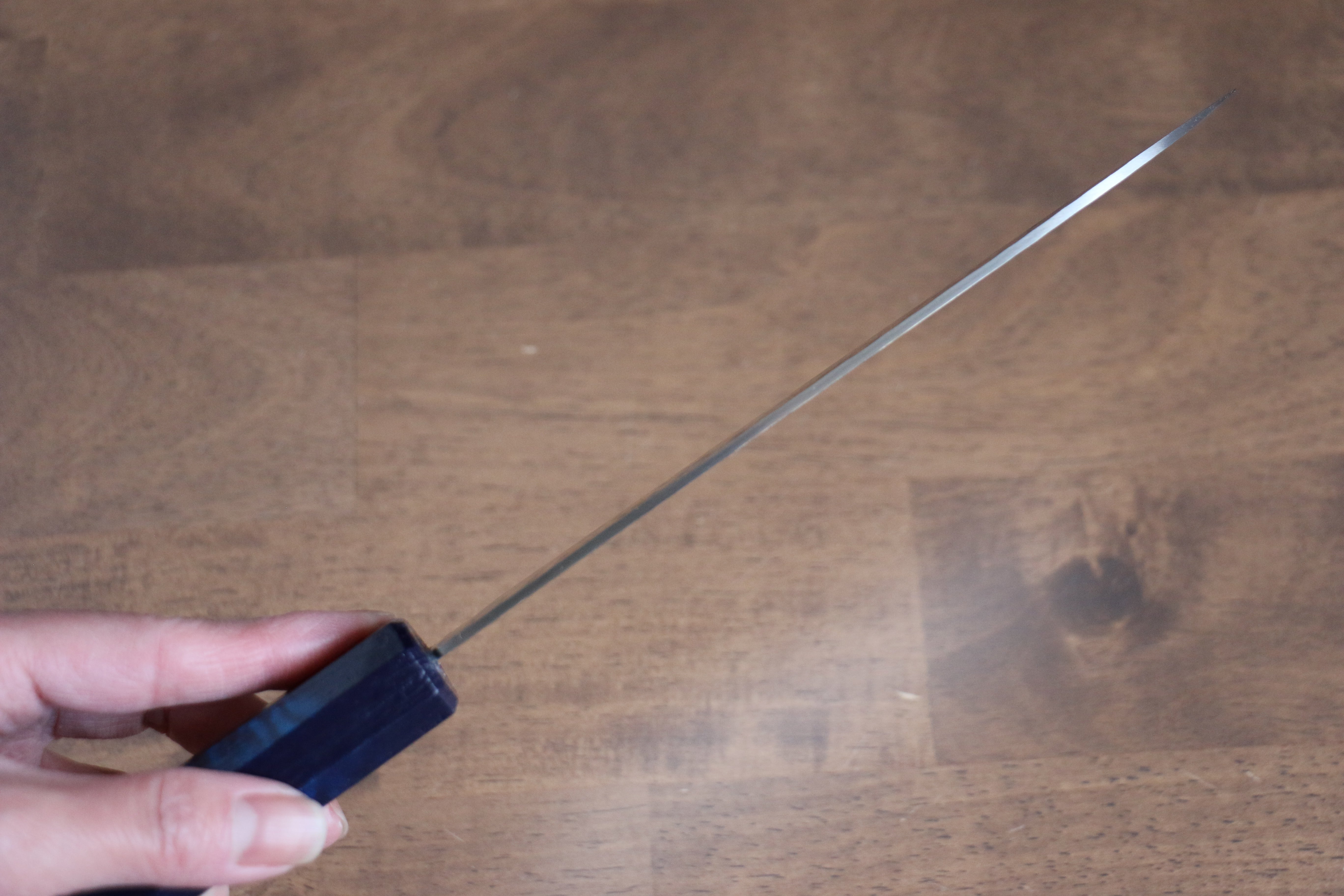 堺 孝行 七色 VG10 33層 三德刀 180mm ABS 樹脂(群青玳瑁) 握把 - 清助刃物