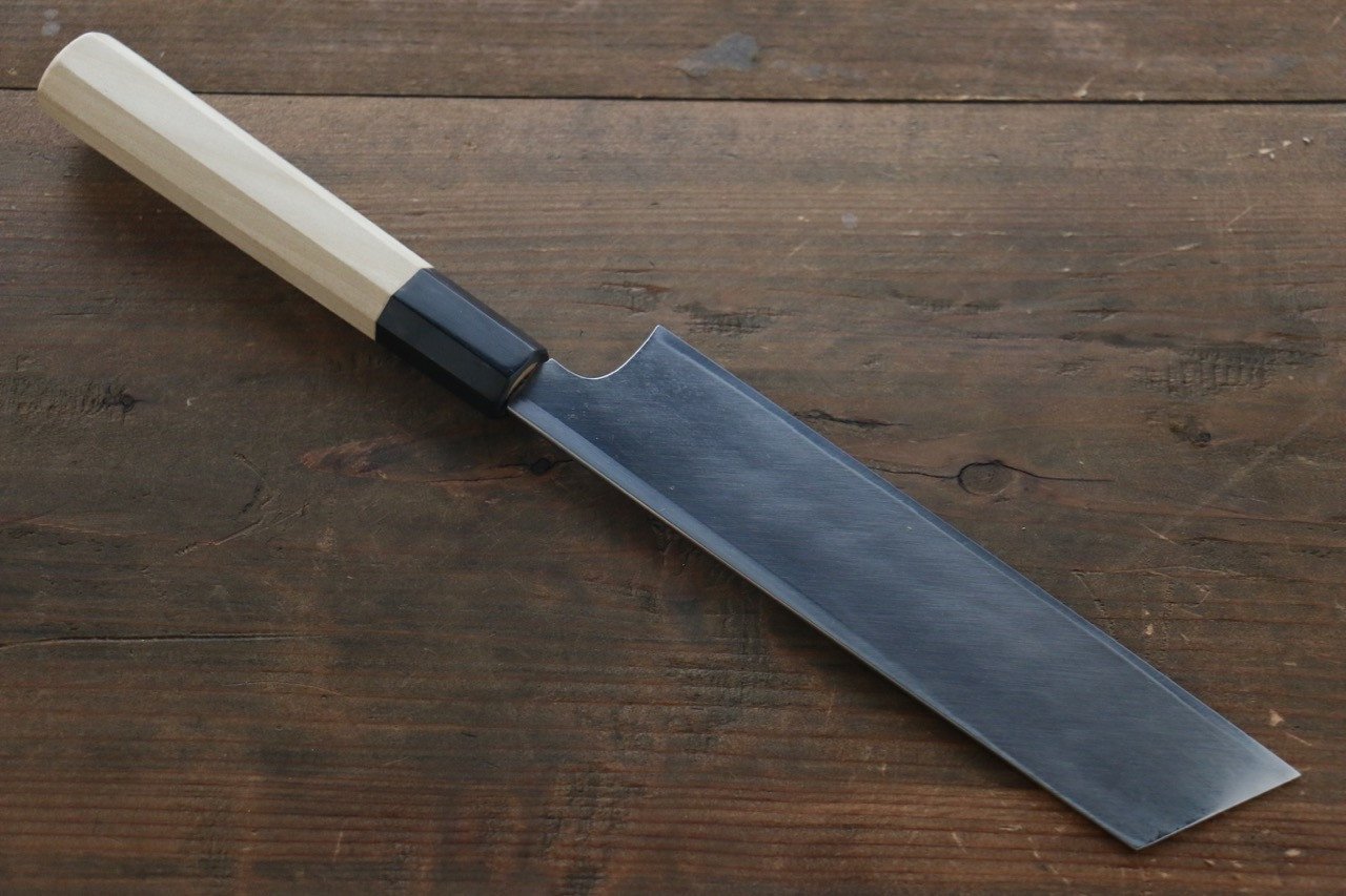 佑成 青鋼二號 本霞 Mukimono 剝物刀 180mm 木蘭握把 - 清助刃物