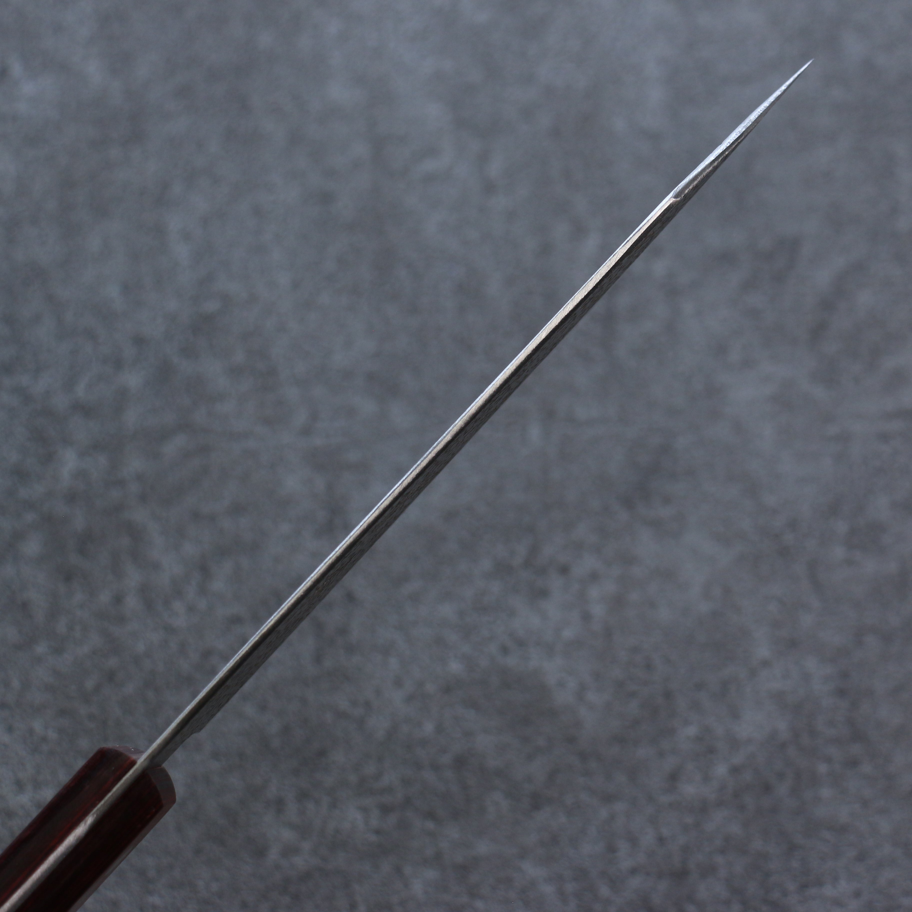 清助 超級青鋼 鎚目 文化刀 165mm 紅合成木 握把 - 清助刃物