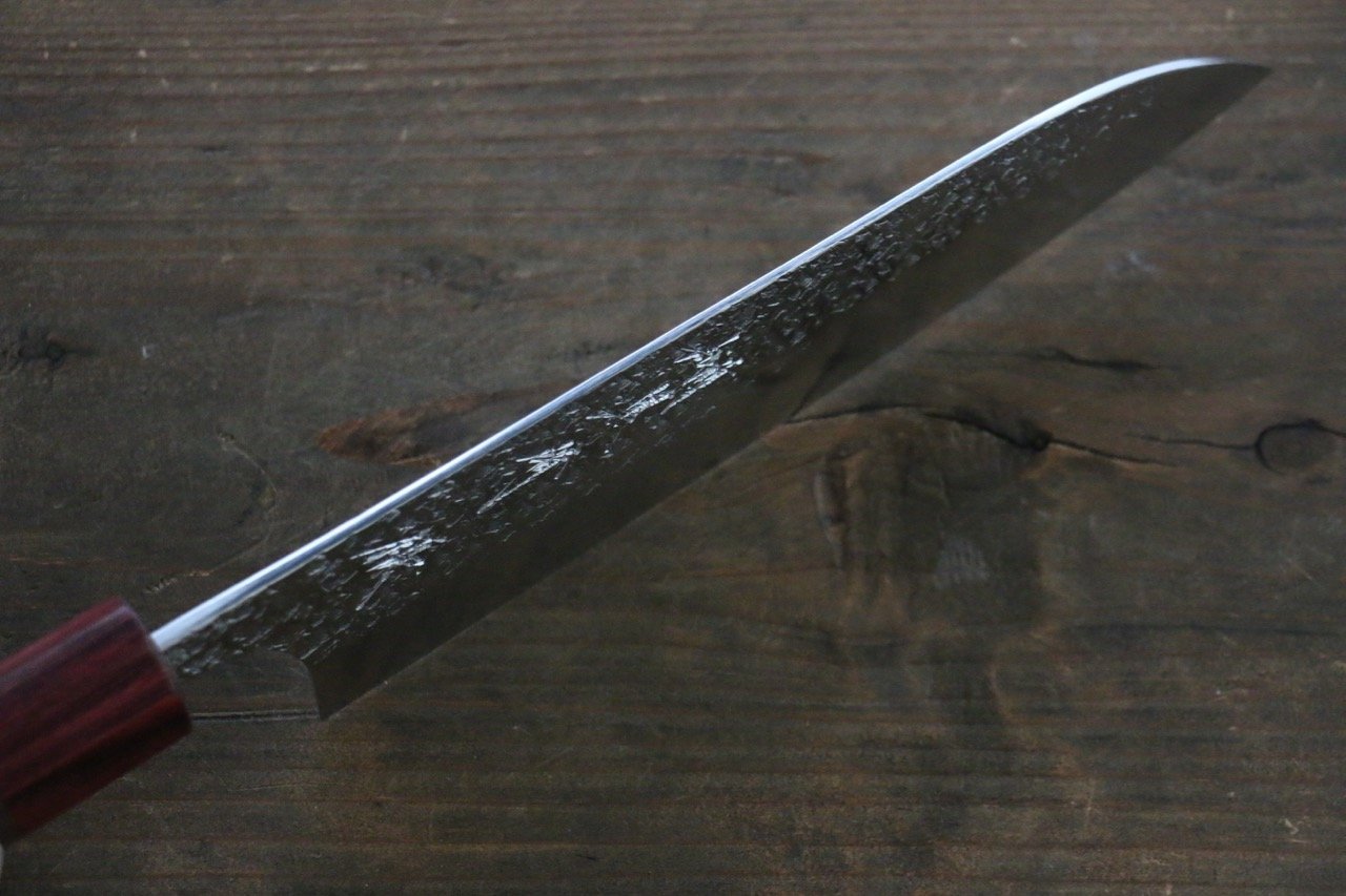 黑崎 優 雫 SG2 鎚目 三德刀 165mm 握把 - 清助刃物