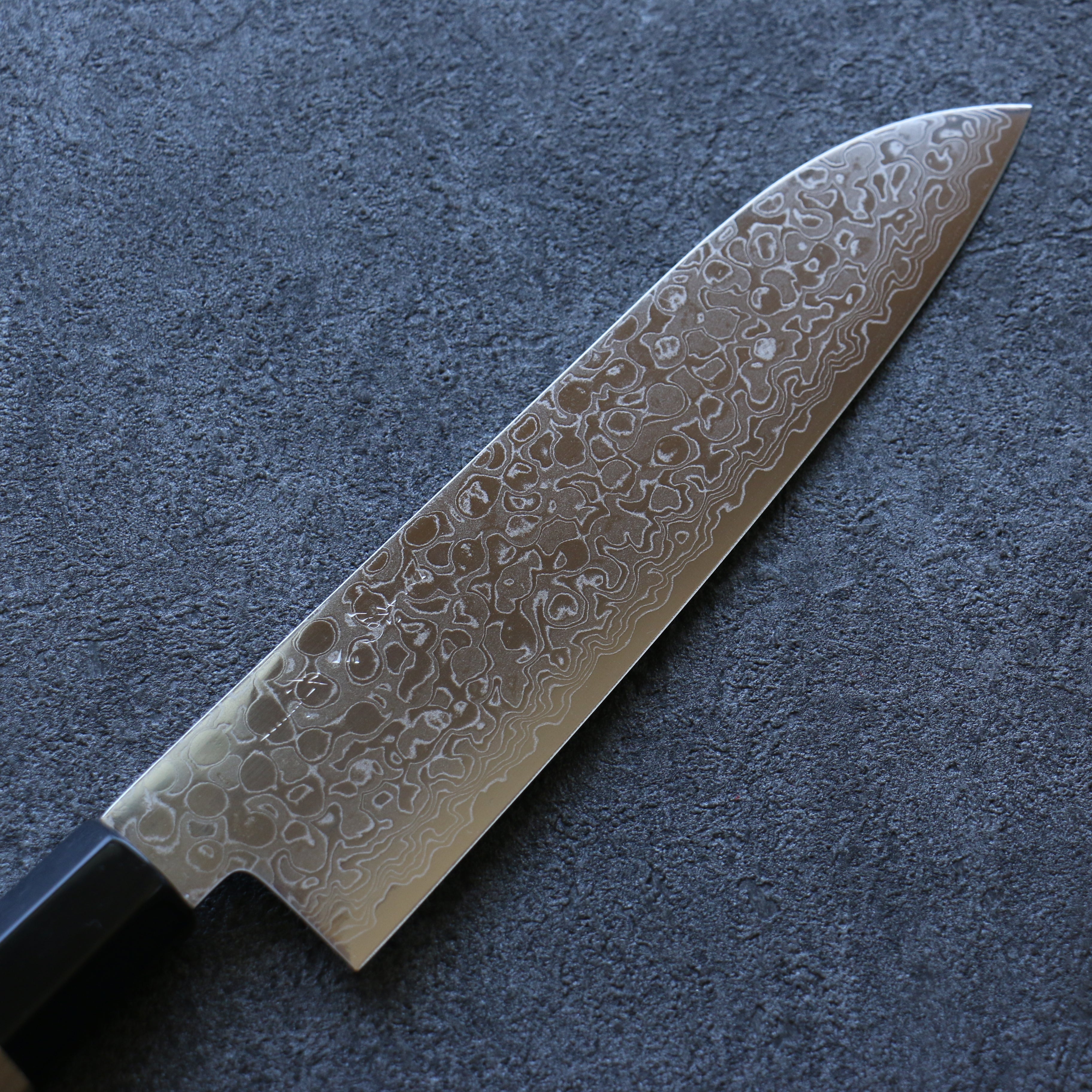 三寿ゞ (Misuzu) AUS10 大馬士革紋 打磨處理 三德刀 180mm 木蘭 握把 - 清助刃物