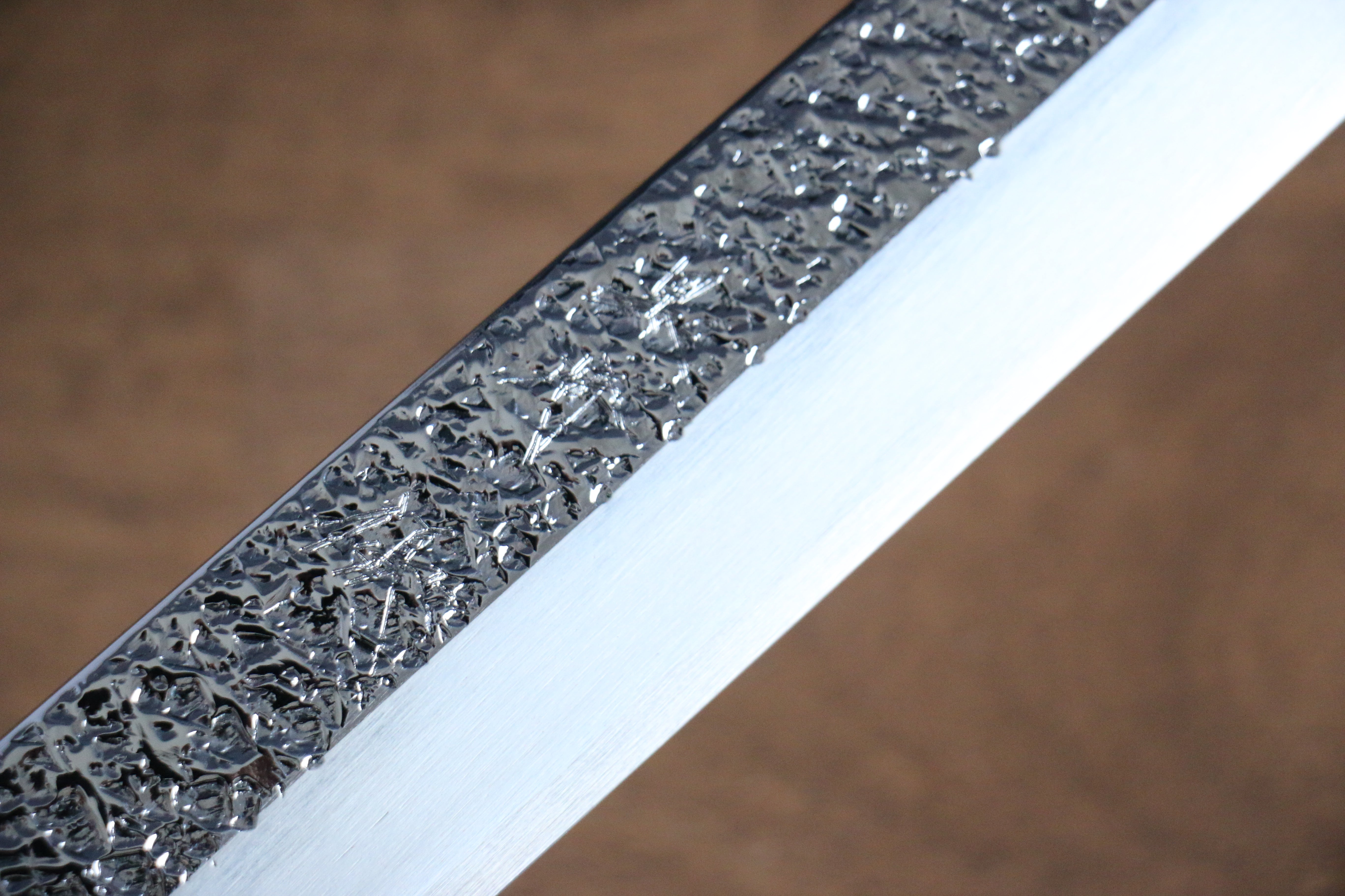 黑崎 優 雫 SG2 鎚目 柳刃 300mm 花梨木(兩側帶水牛環型設計) 握把 - 清助刃物