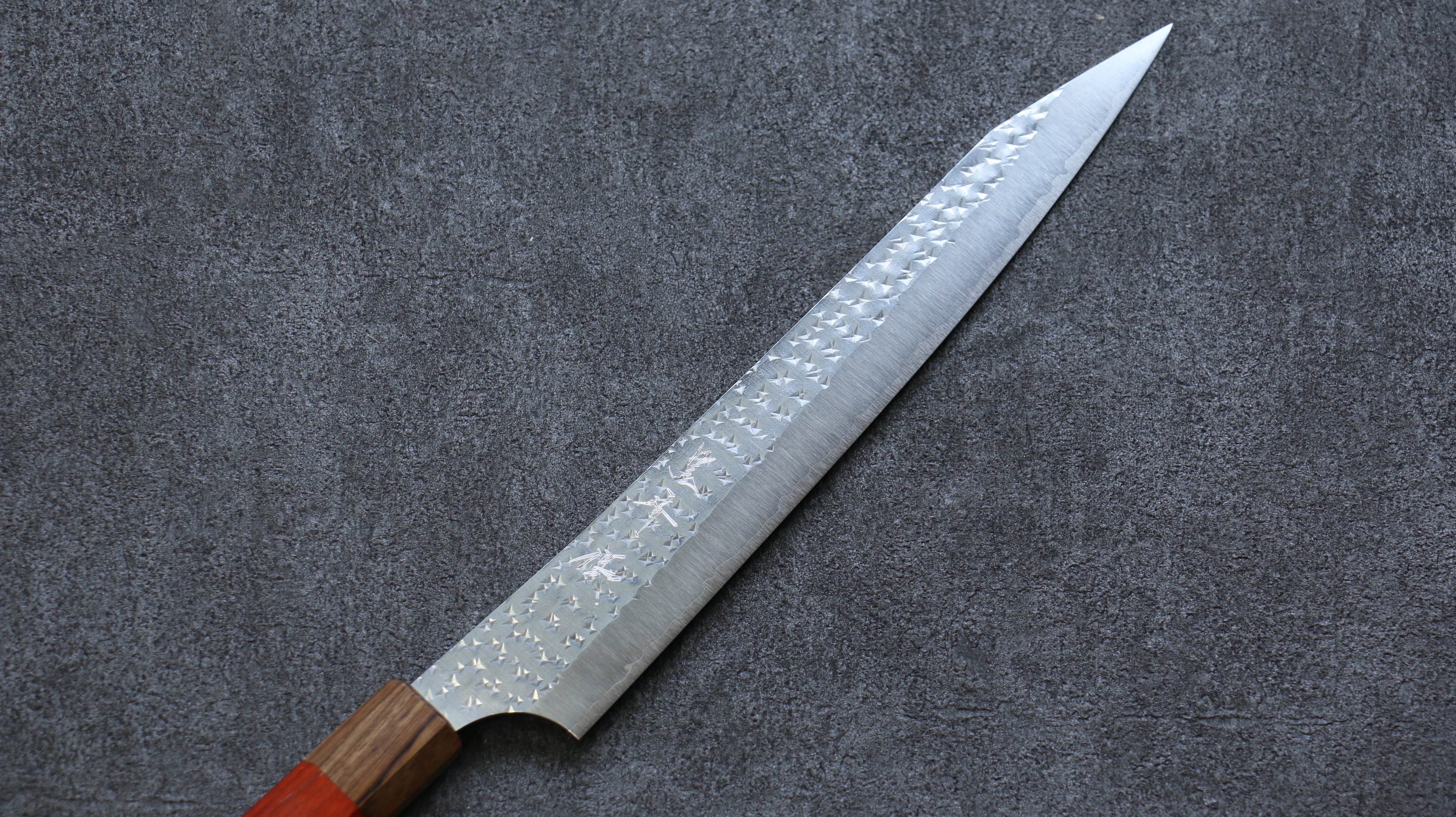 黑崎 優 閃光 銳 SG2 鎚目 筋引 240mm 紅花梨木 握把 - 清助刃物