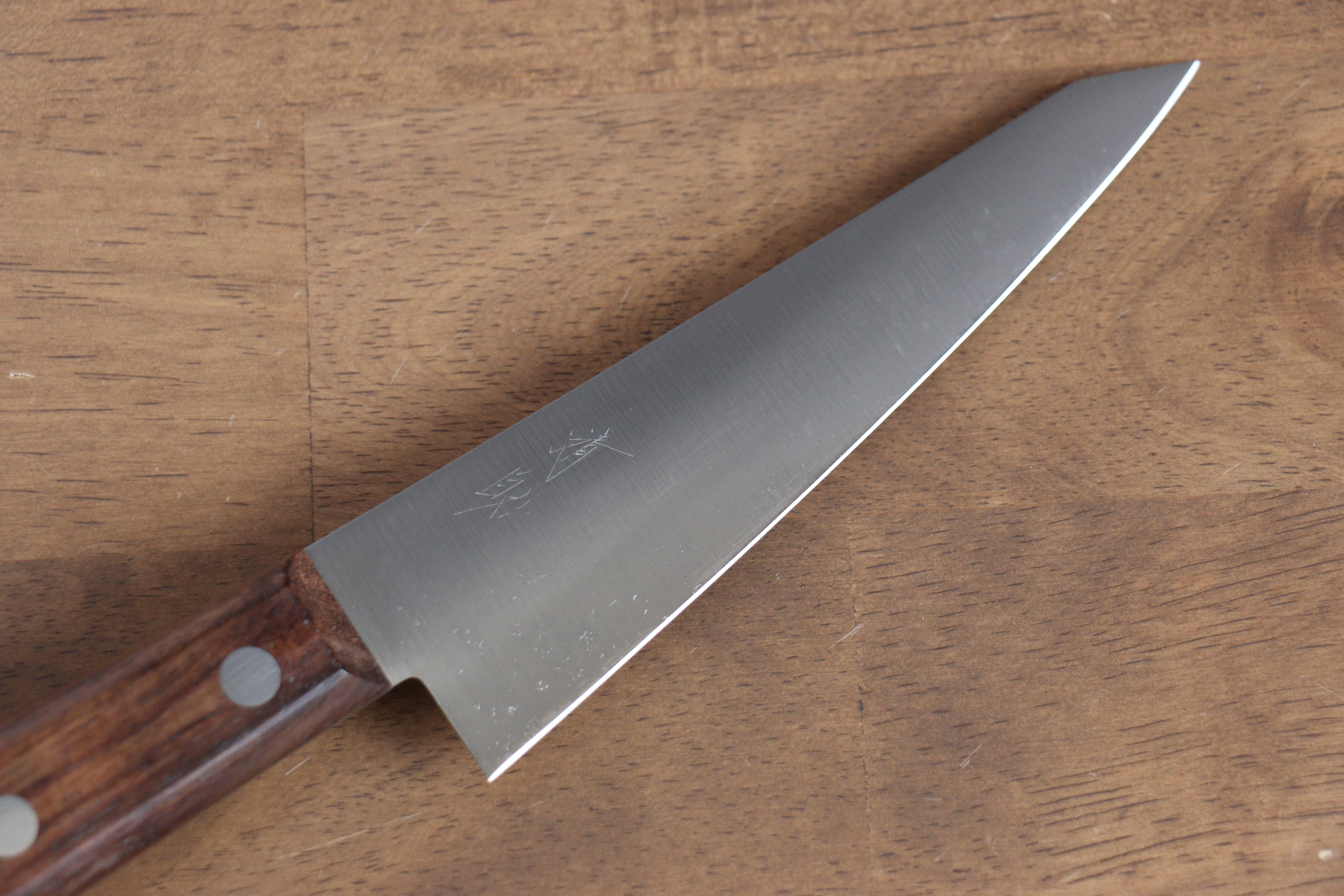 清助 山賊 日本鋼 去骨刀 150mm 紫檀木 握把 - 清助刃物