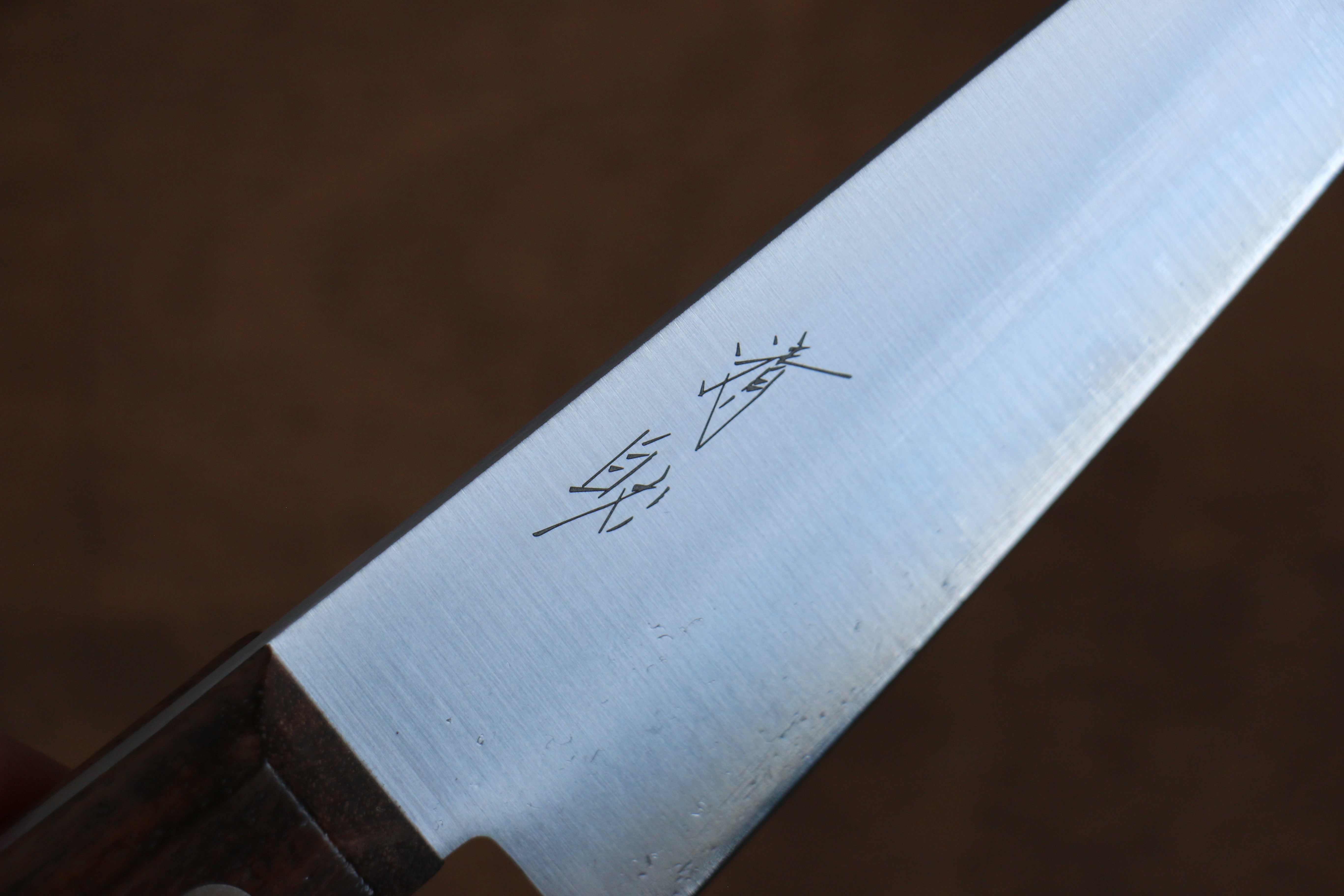 清助 山賊 日本鋼 去骨刀 150mm 紫檀木 握把 - 清助刃物
