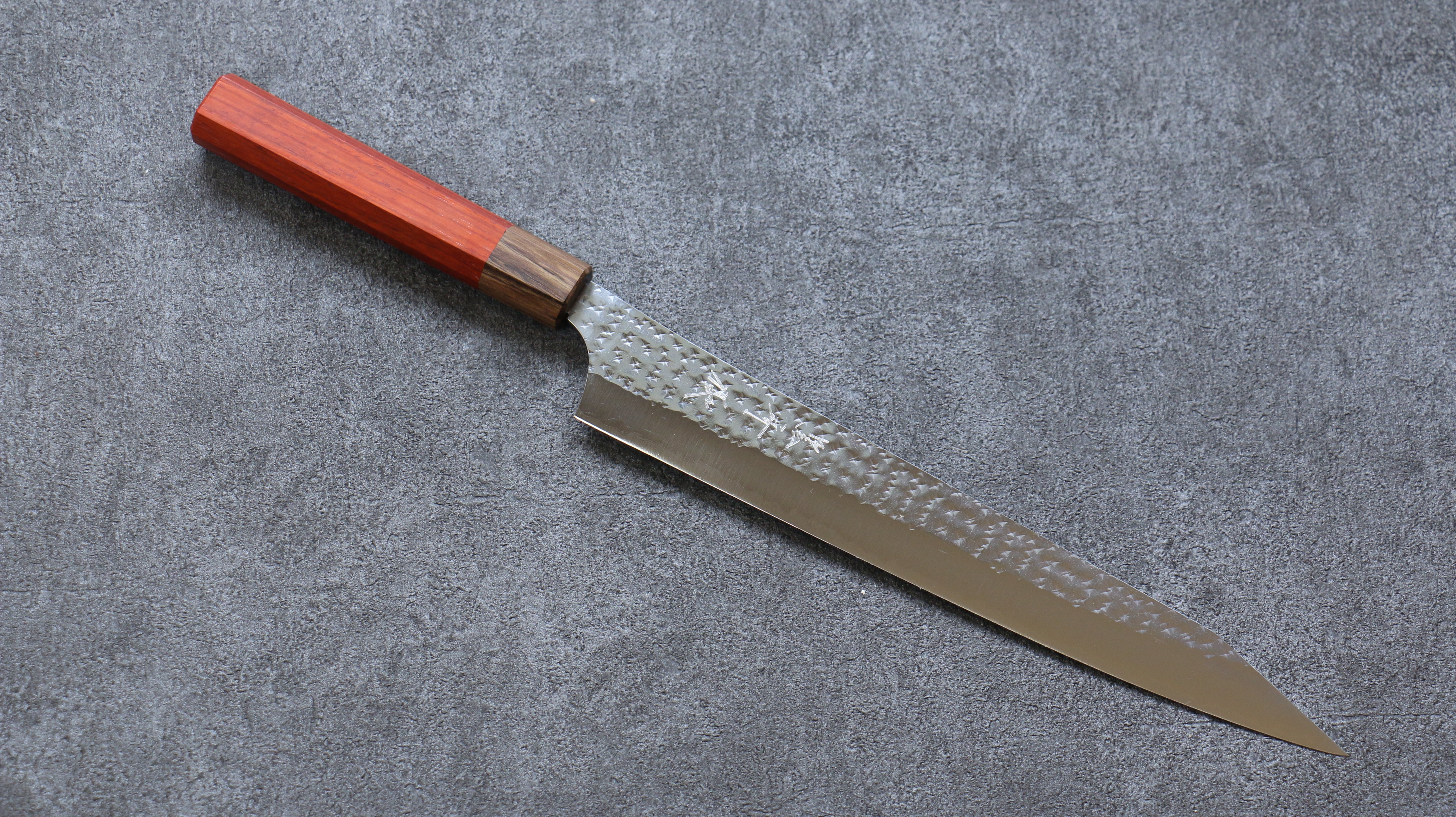 黑崎 優 閃光 銳 SG2 鎚目 筋引 270mm 紅花梨木 握把 - 清助刃物