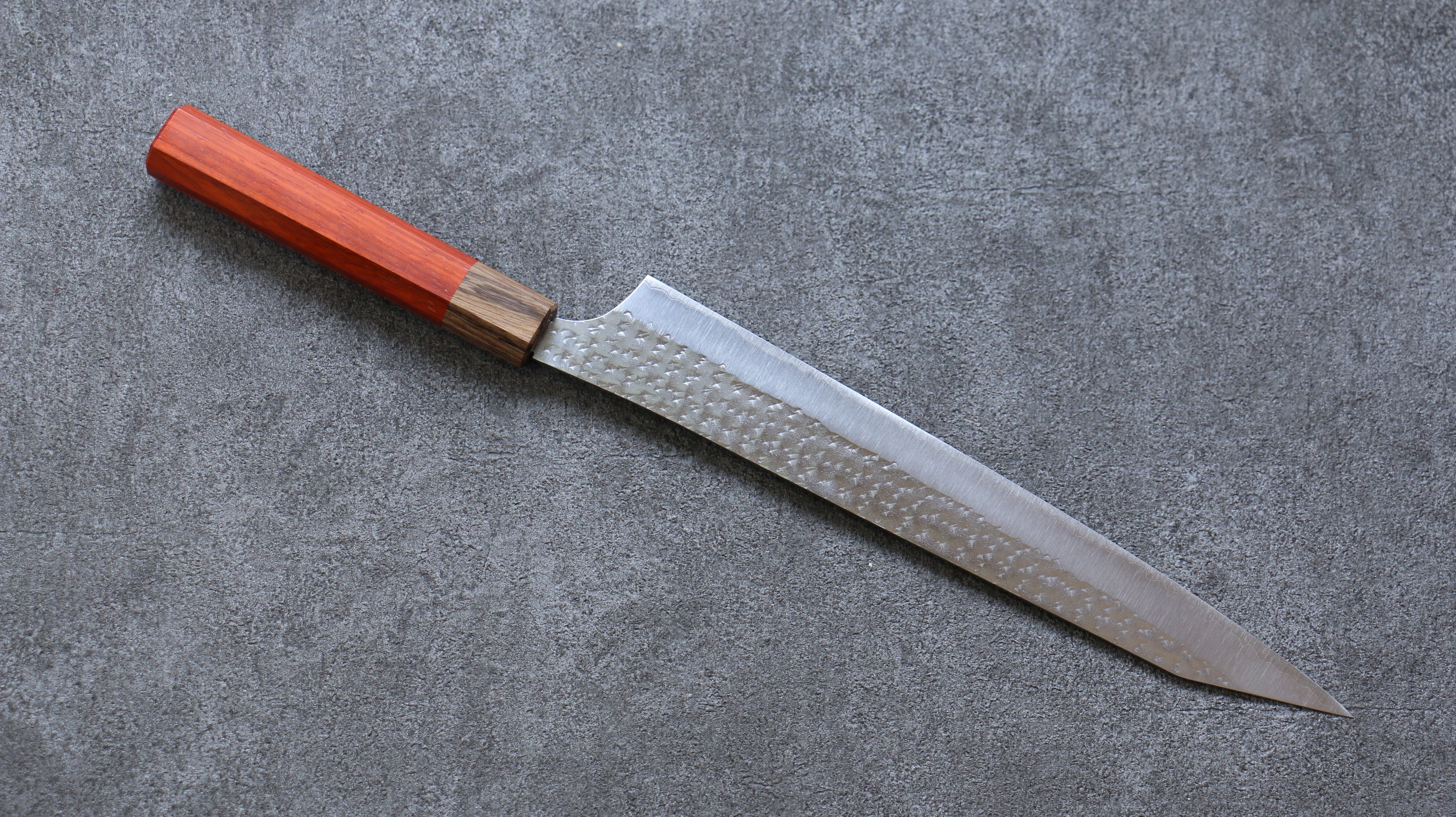 黑崎 優 閃光 銳 SG2 鎚目 筋引 270mm 紅花梨木 握把 - 清助刃物