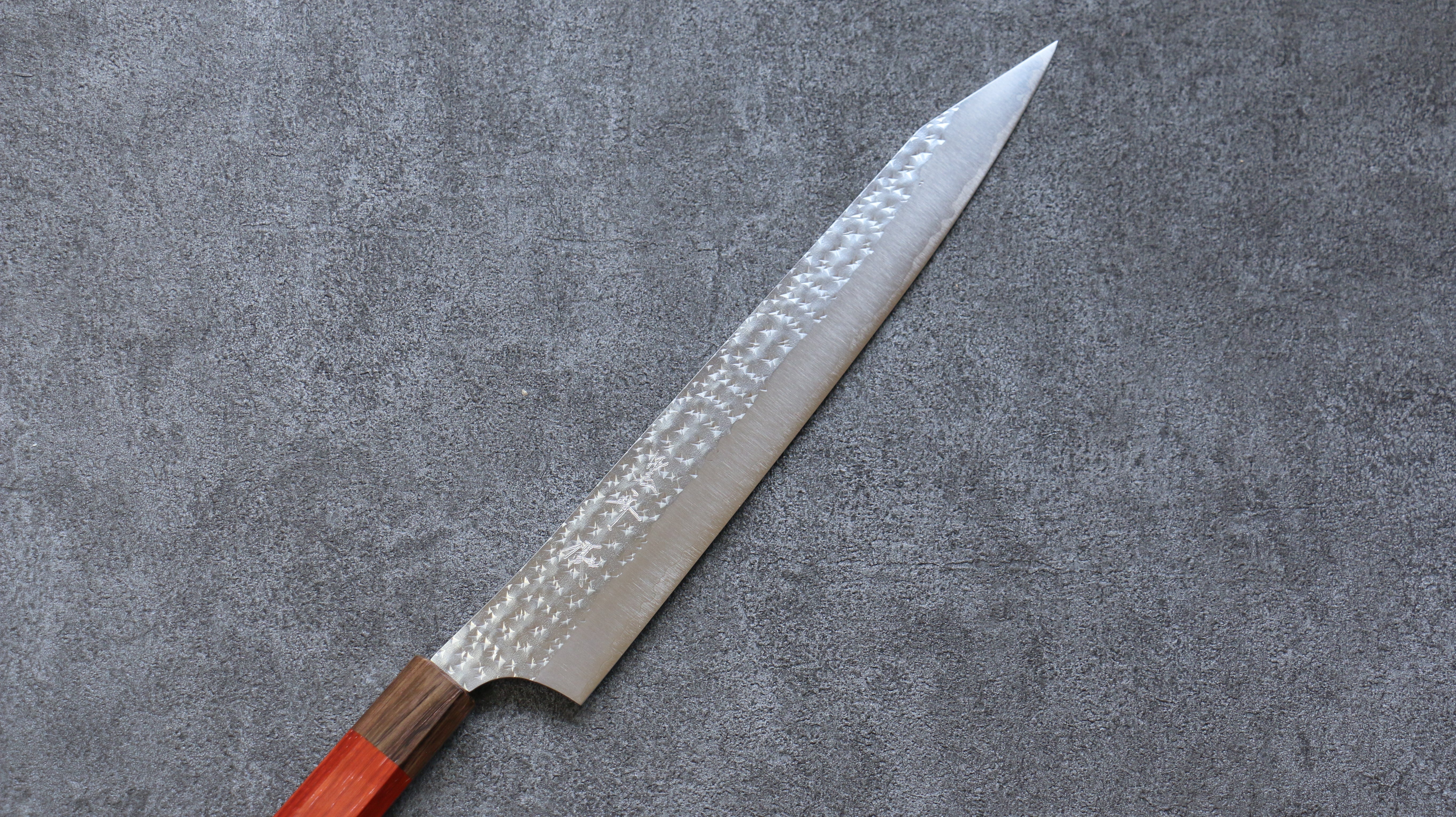 黑崎 優 閃光 銳 SG2 鎚目 筋引 270mm 紅花梨木 握把 - 清助刃物