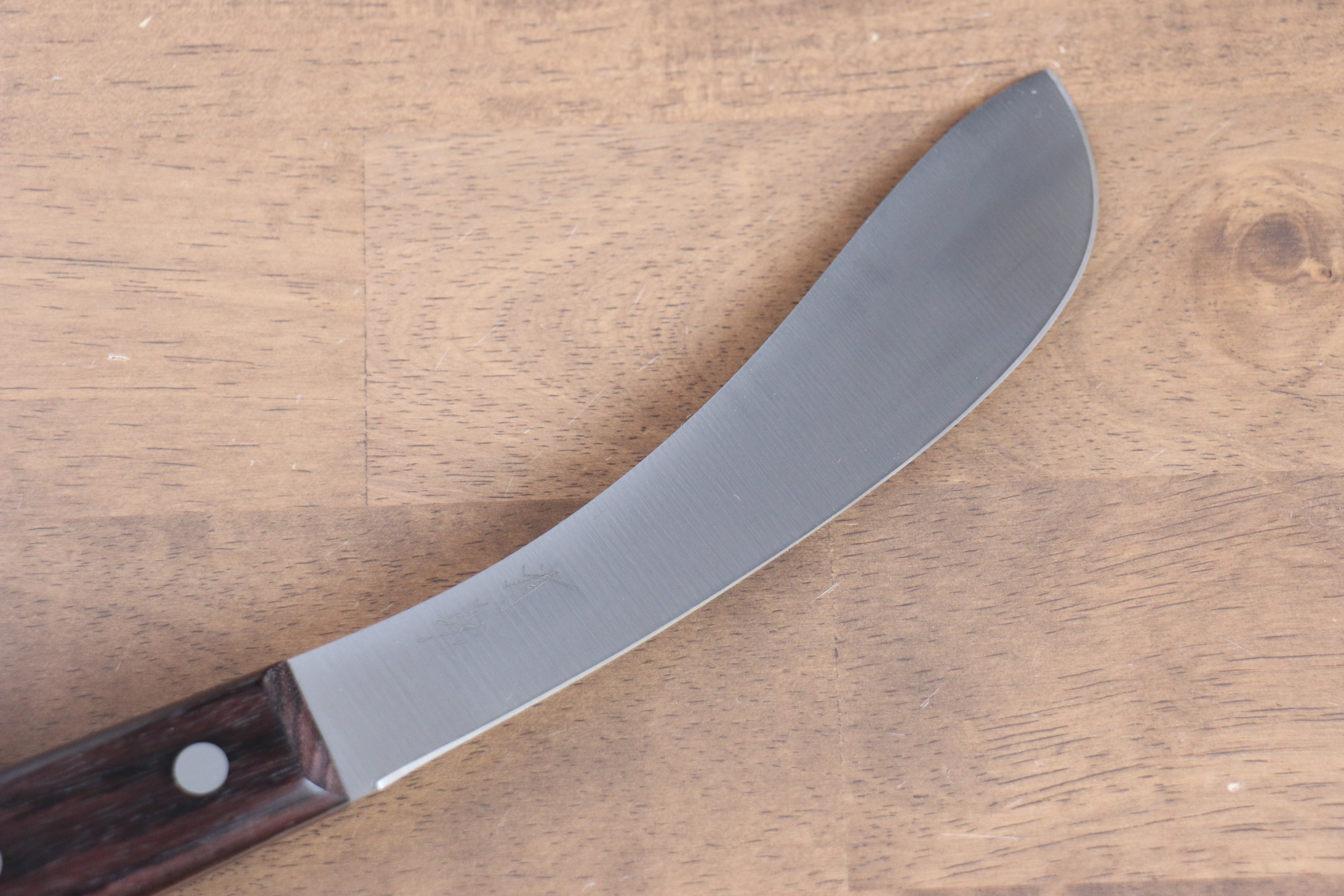 清助 山賊 日本鋼 剝皮刀 170mm 紫檀木 握把 - 清助刃物