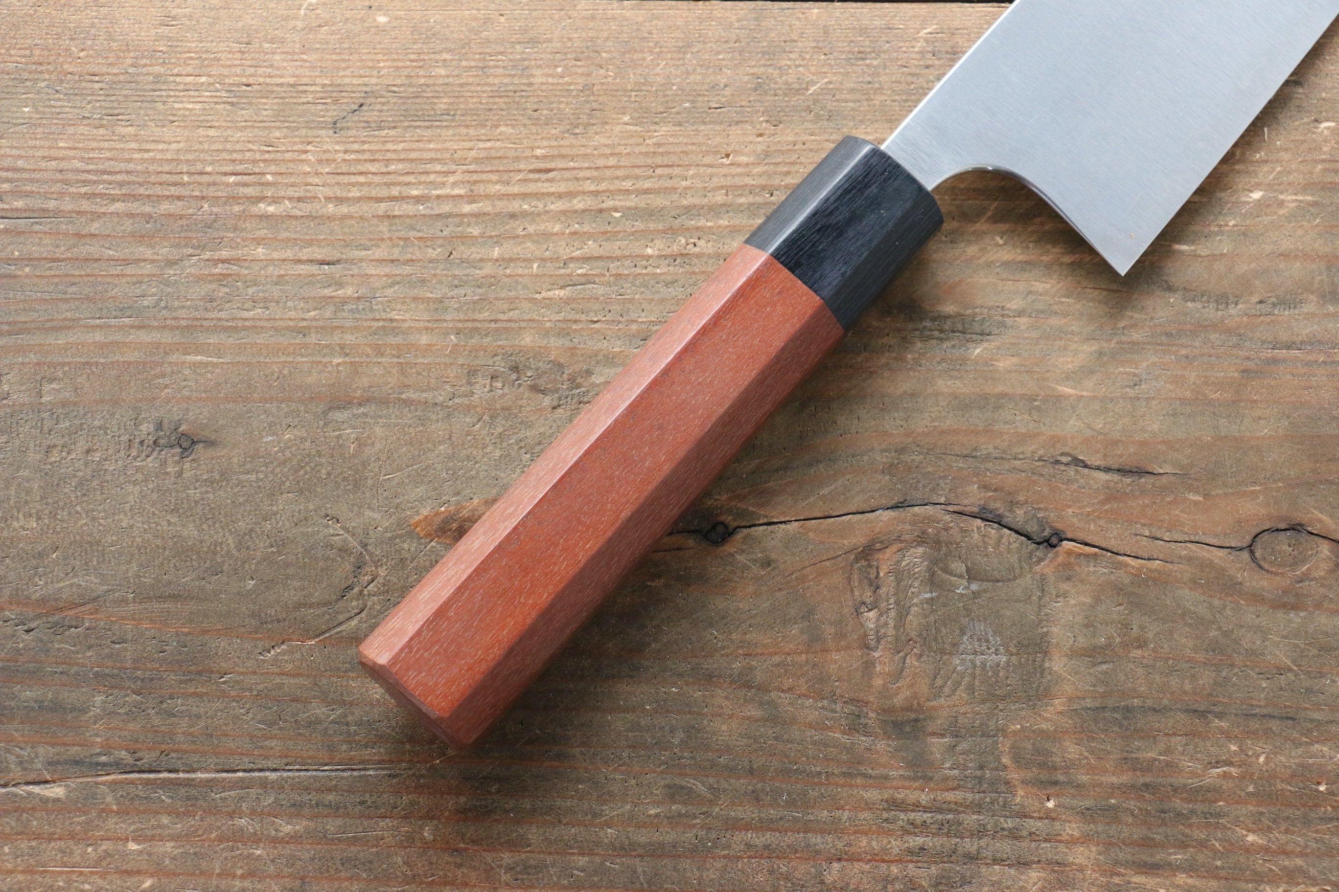 柴田崇行 甲鐵 超級青鋼 三德刀 165mm Jarrah 握把 - 清助刃物
