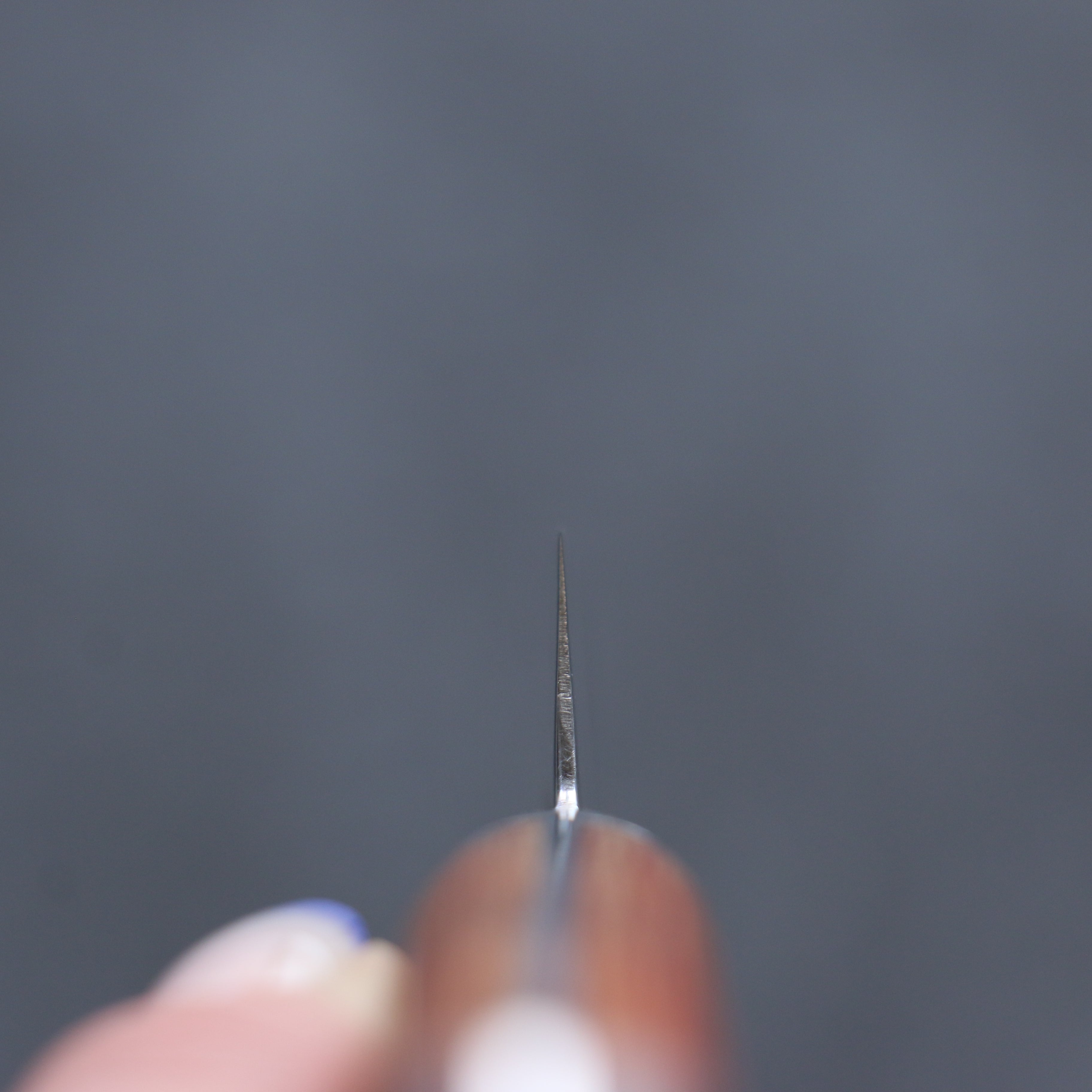 堺 孝行 VG5 鎚目 多用途小刀 90mm 茶色合成木 握把 - 清助刃物