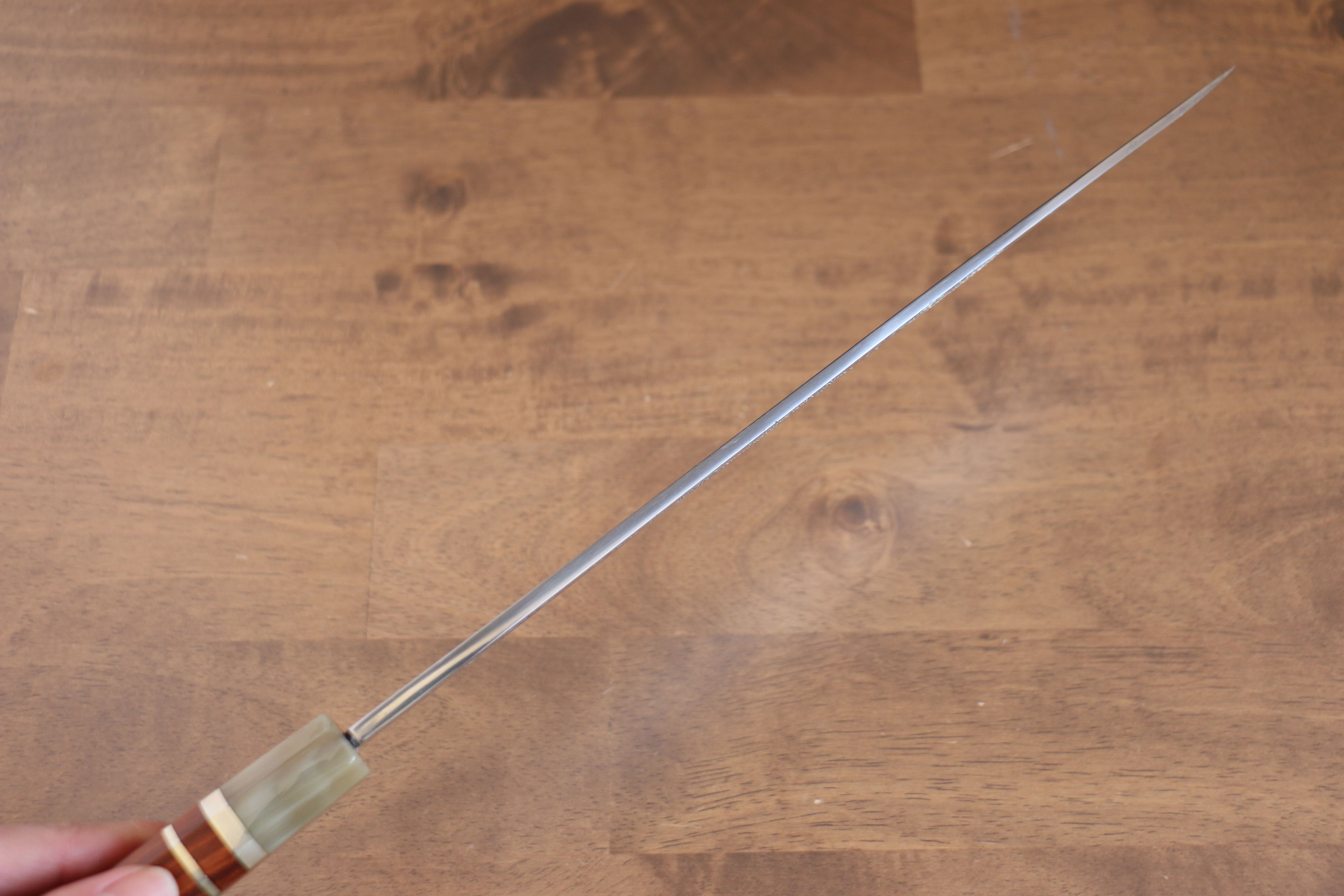 堺 孝行 天龍 Uzushio 渦潮 青鋼二號 刻有龍的圖樣 柳刃 300mm 紅黑檀 握把 附刀鞘 - 系列商品之3 - 清助刃物
