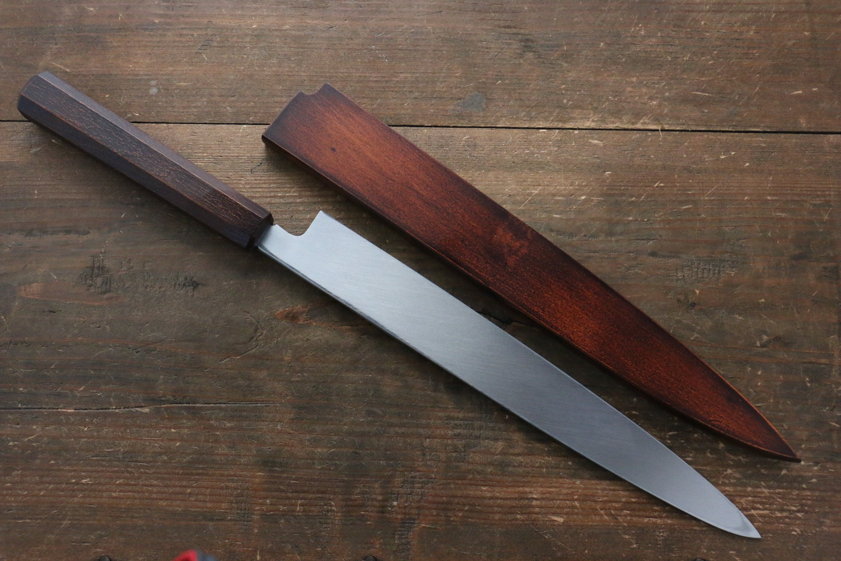 堺 孝行 Yasuragi INOX 鉬鋼 柳刃 270mm ABS 樹脂握把 - 清助刃物