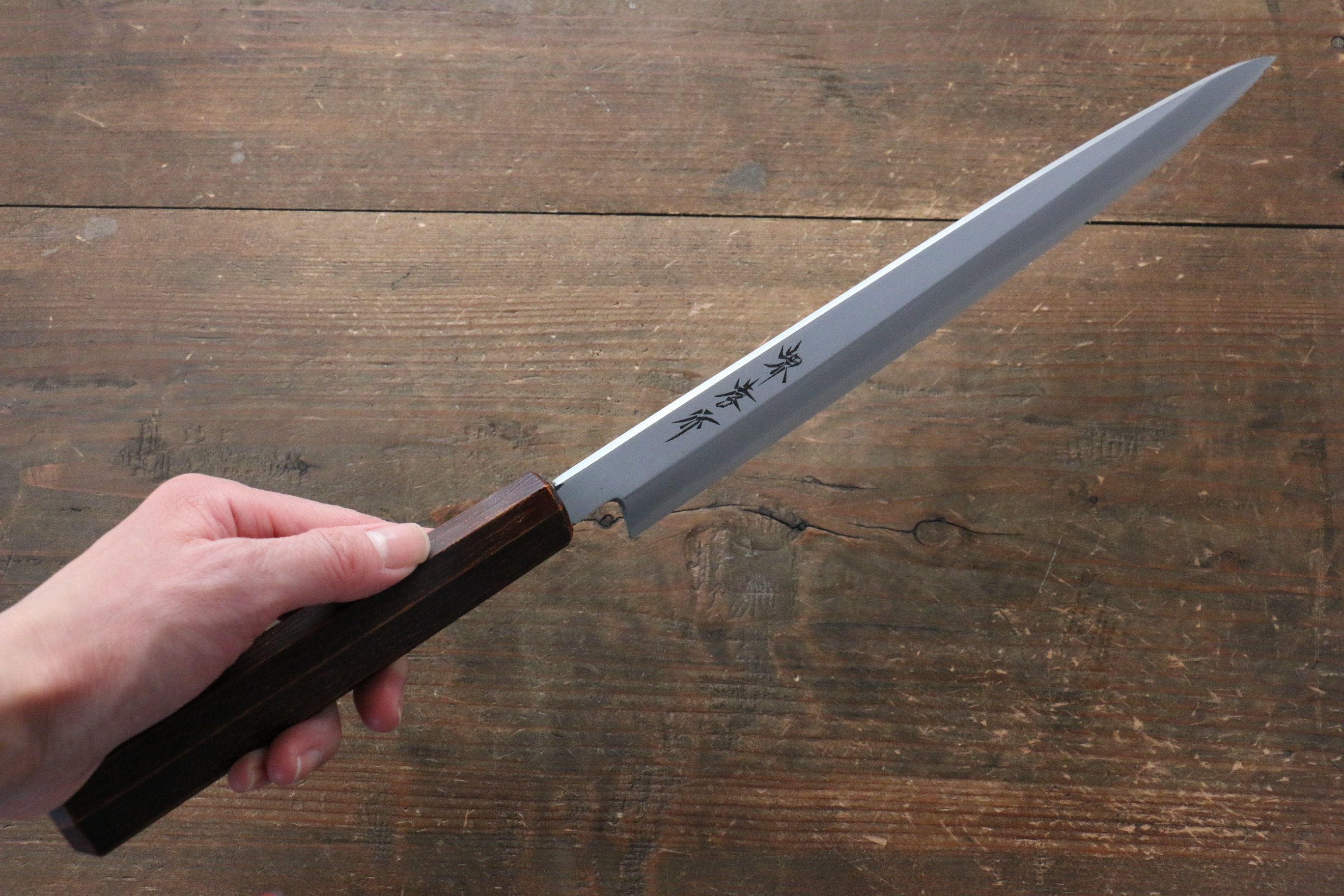 堺 孝行 Yasuragi INOX 鉬鋼 柳刃 270mm ABS 樹脂握把 - 清助刃物