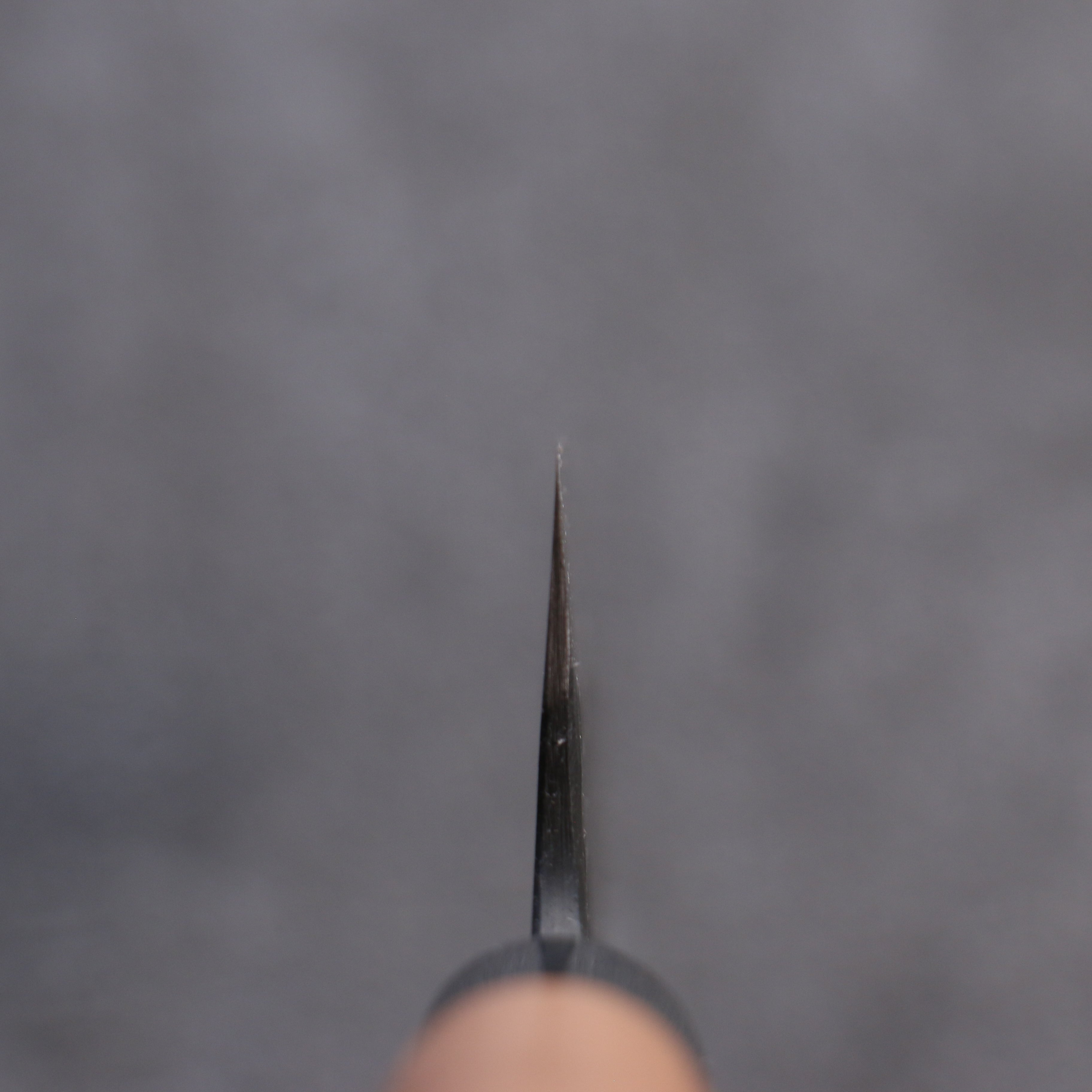 山本 直 青鋼 黑打 鎚目 (丸) 牛刀 180mm 核桃木 握把 - 清助刃物