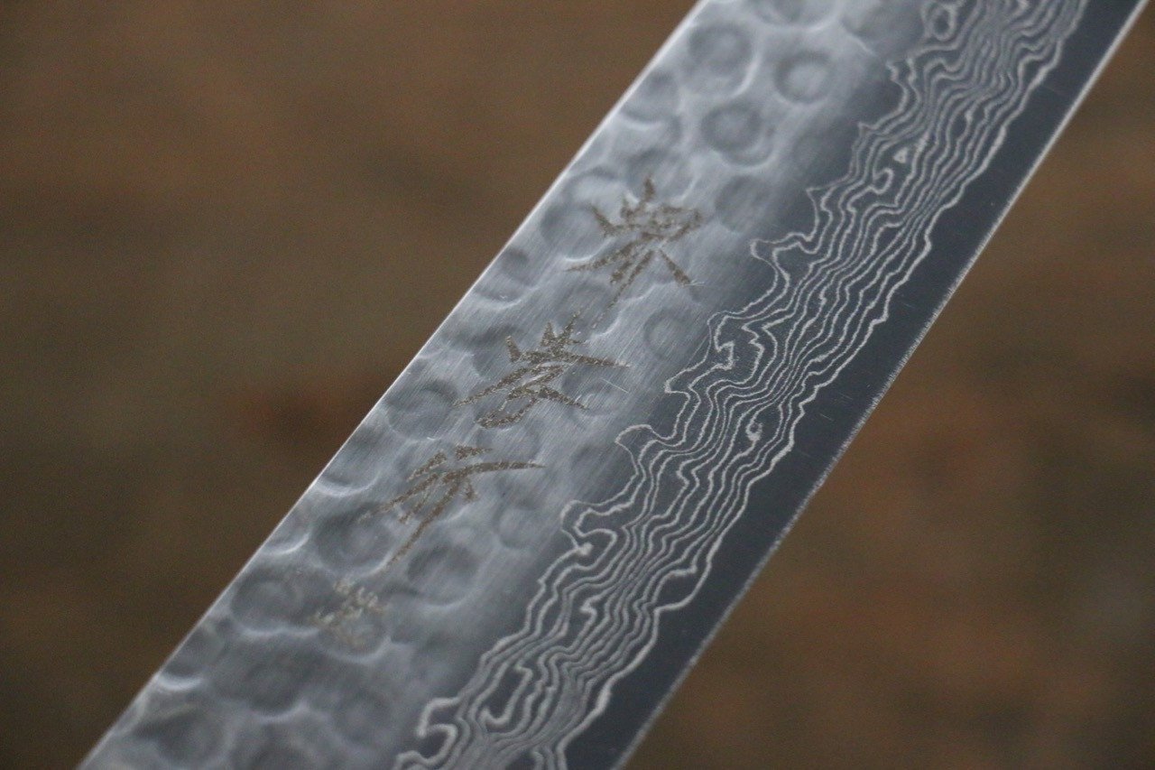 堺 孝行 AUS10 45層大馬士革紋 筋引 240mm 紫檀木握把 - 清助刃物
