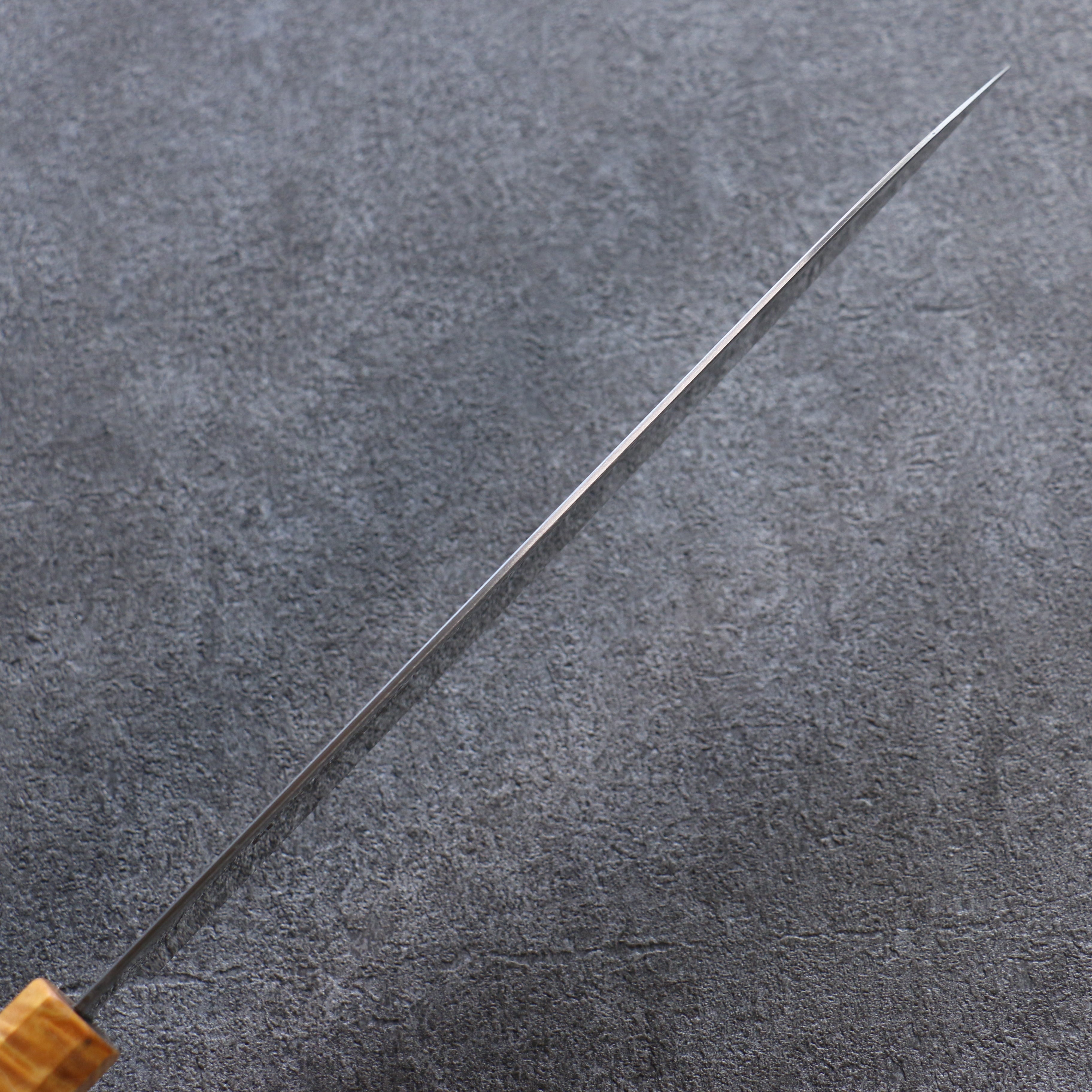 堺 孝行 Antares 托帕石 瑞典鋼 牛刀 240mm 雞翅木(兩側黃口輪) 握把 - 清助刃物