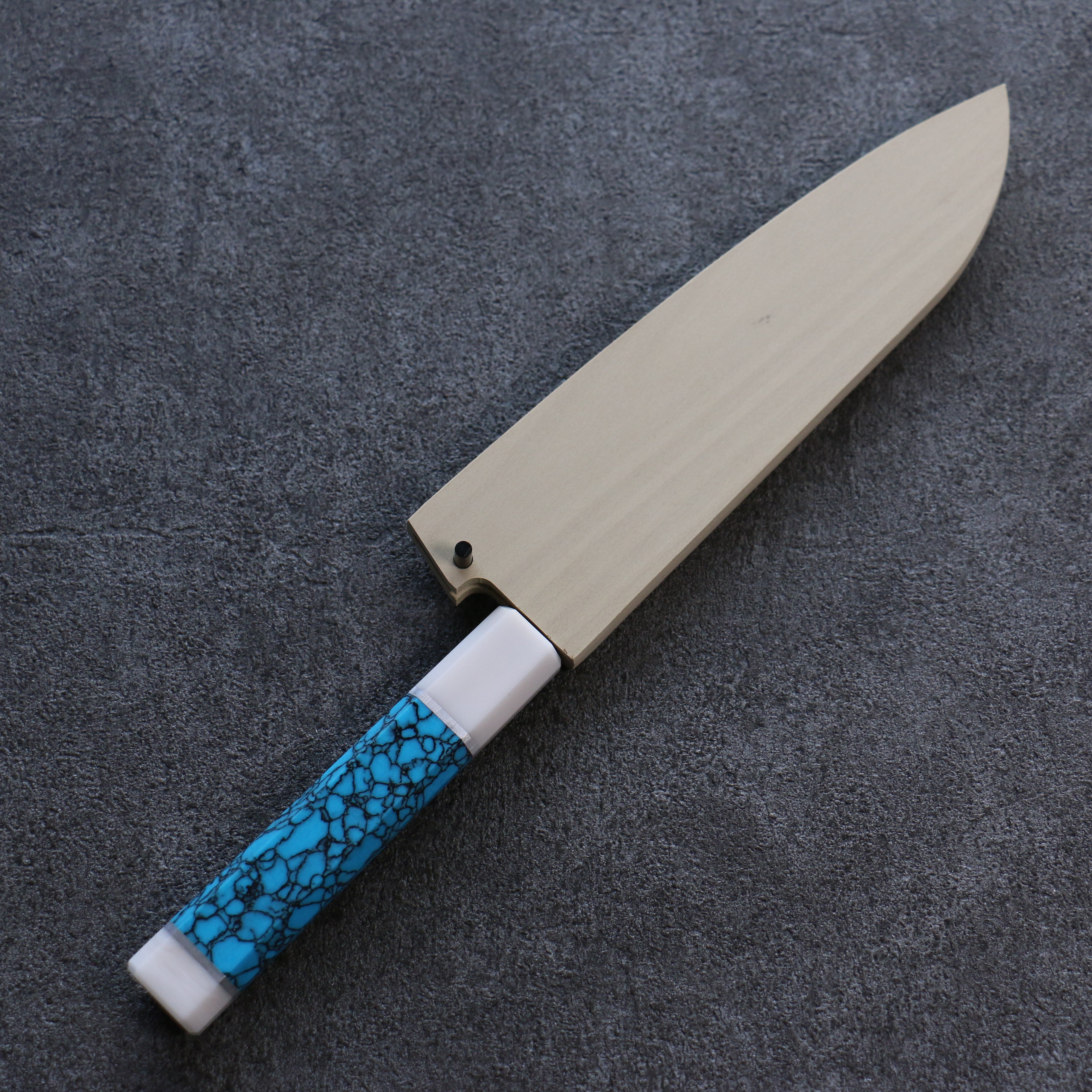 木蘭 鞘 150mm 小三德刀用 附合成木安全栓 Kaneko - 清助刃物