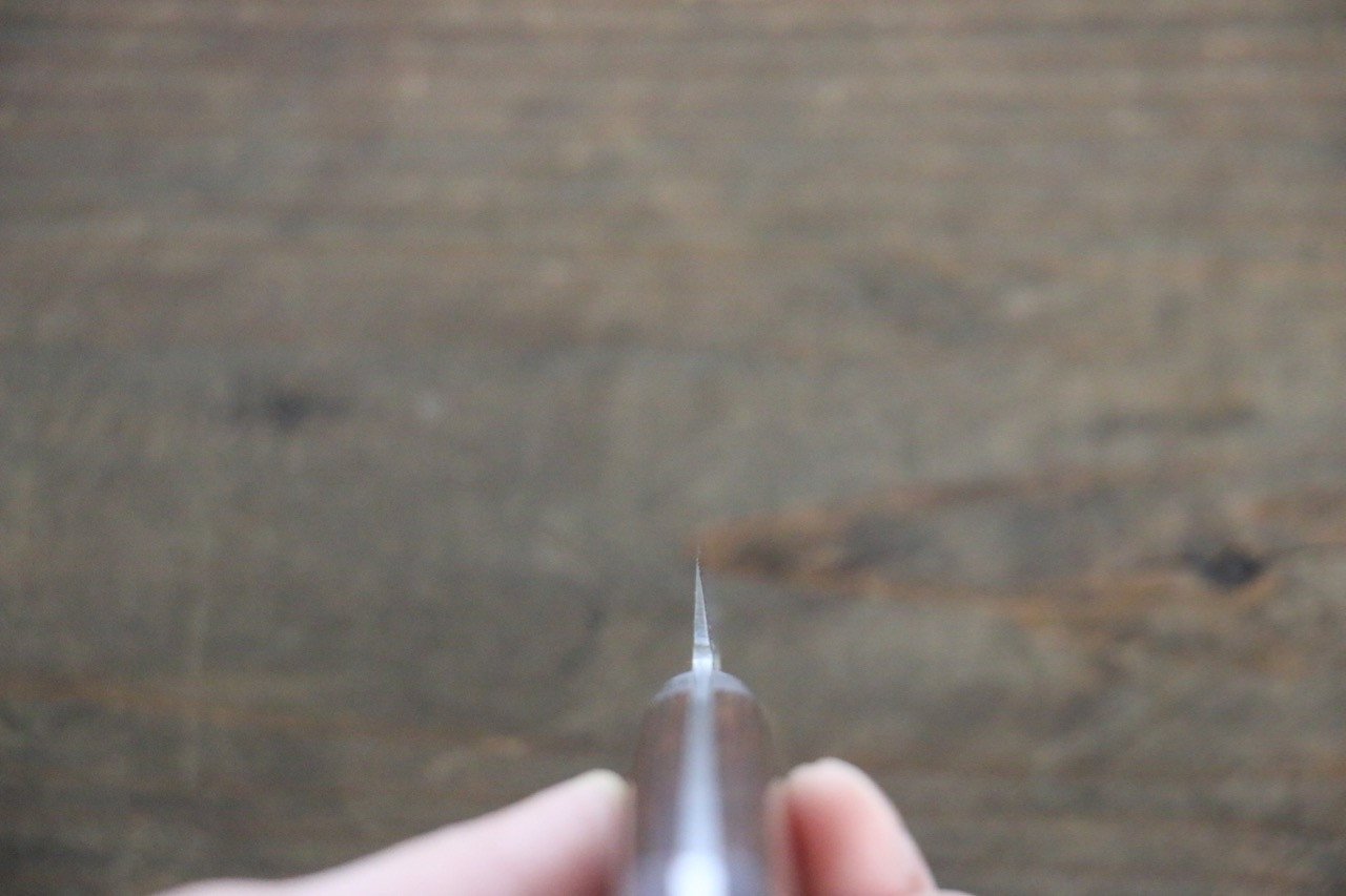 堺 孝行 VG10 17層大馬士革紋 多用途小刀 80mm - 清助刃物