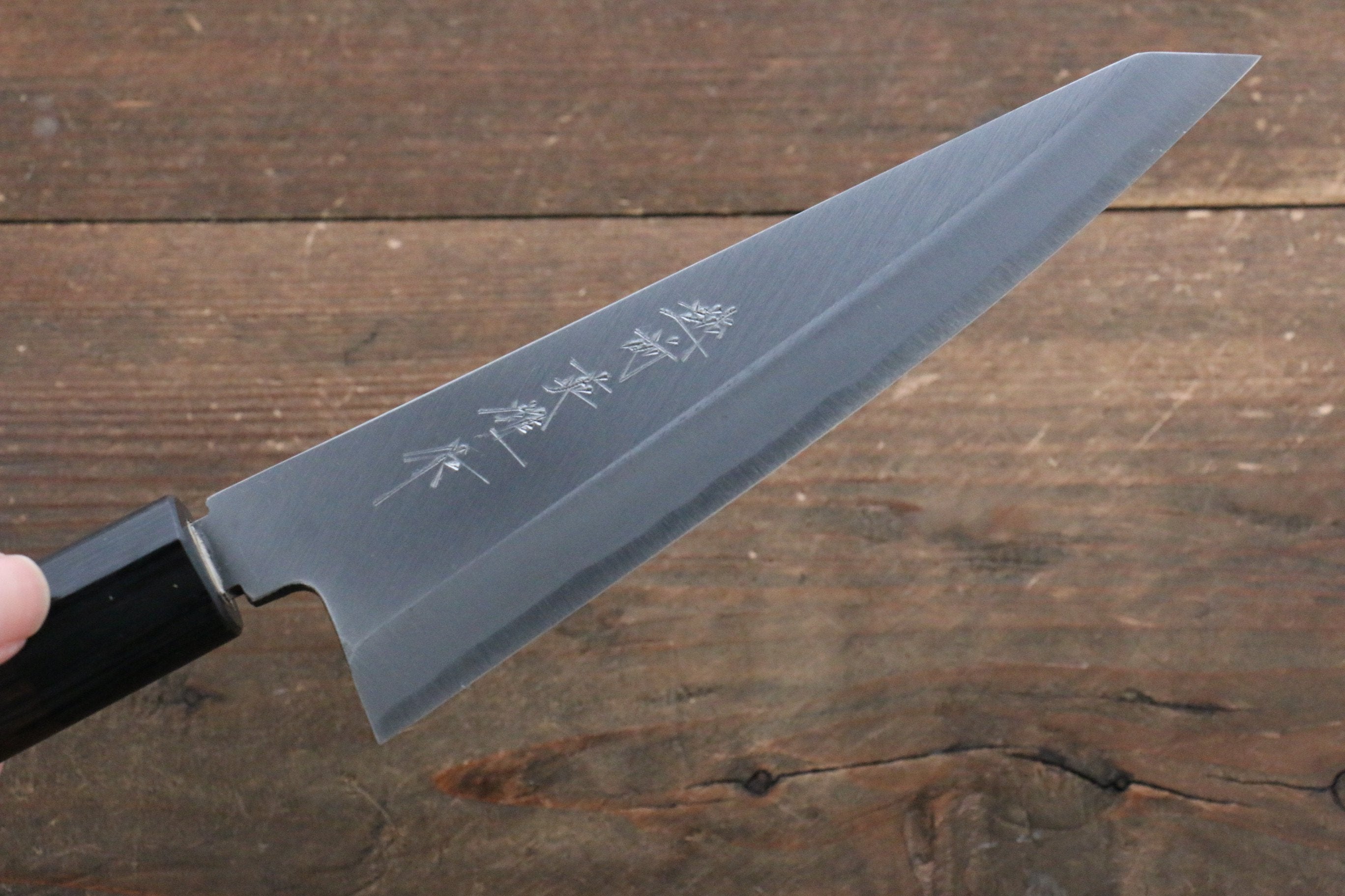 北岡 英雄 青鋼二號 去骨刀 150mm 紫檀木握把 - 清助刃物