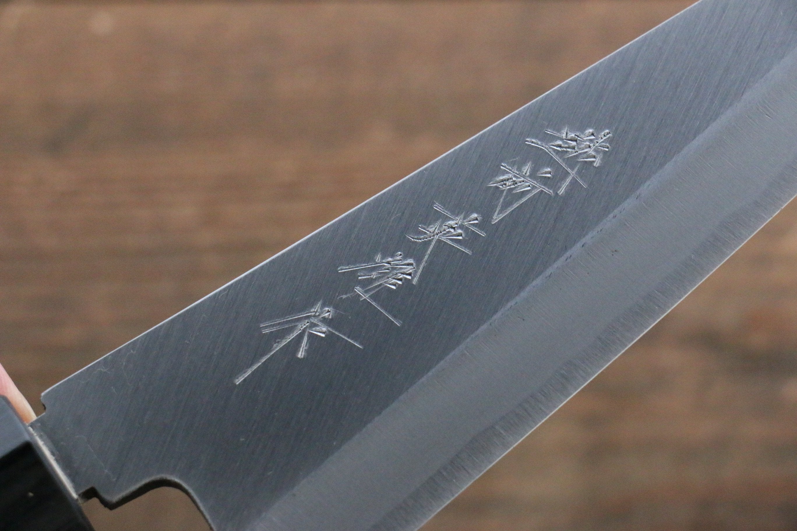 北岡 英雄 青鋼二號 去骨刀 150mm 紫檀木握把 - 清助刃物