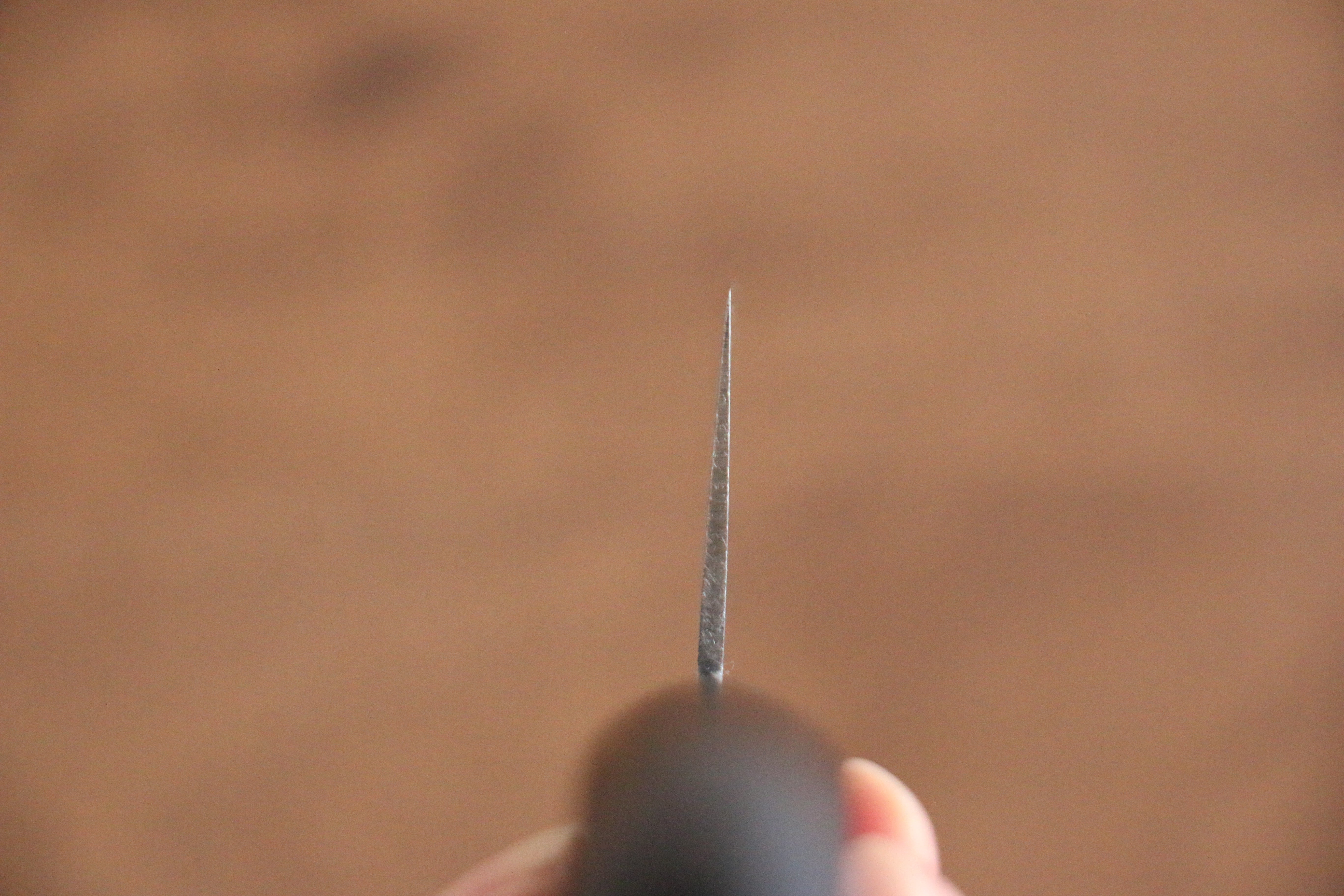 清助 鏡子 AUS10 鏡面處理 大馬士革紋 三德刀 170mm 黑合成木 握把 - 清助刃物