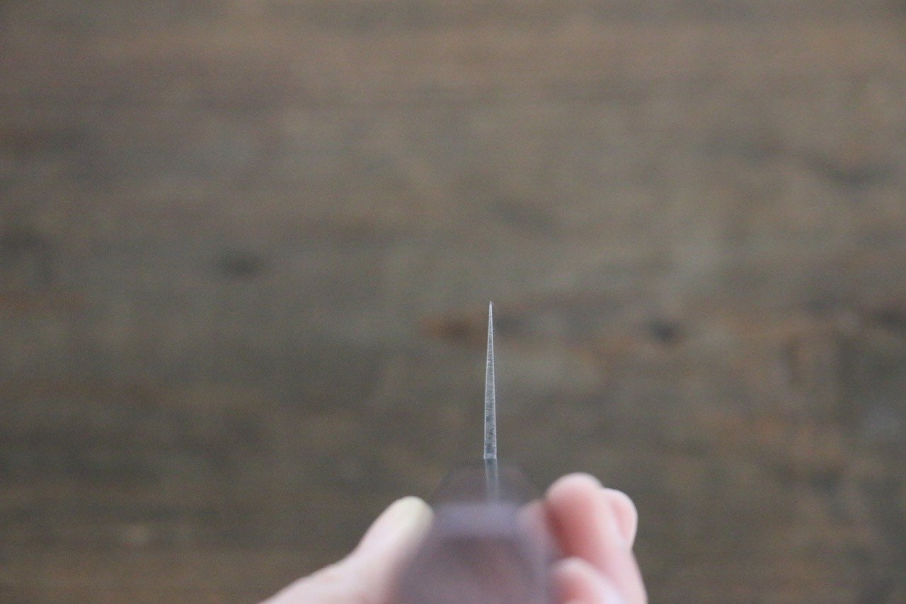 清助 AUS10 三德刀 180mm 紫檀木 握把 - 清助刃物
