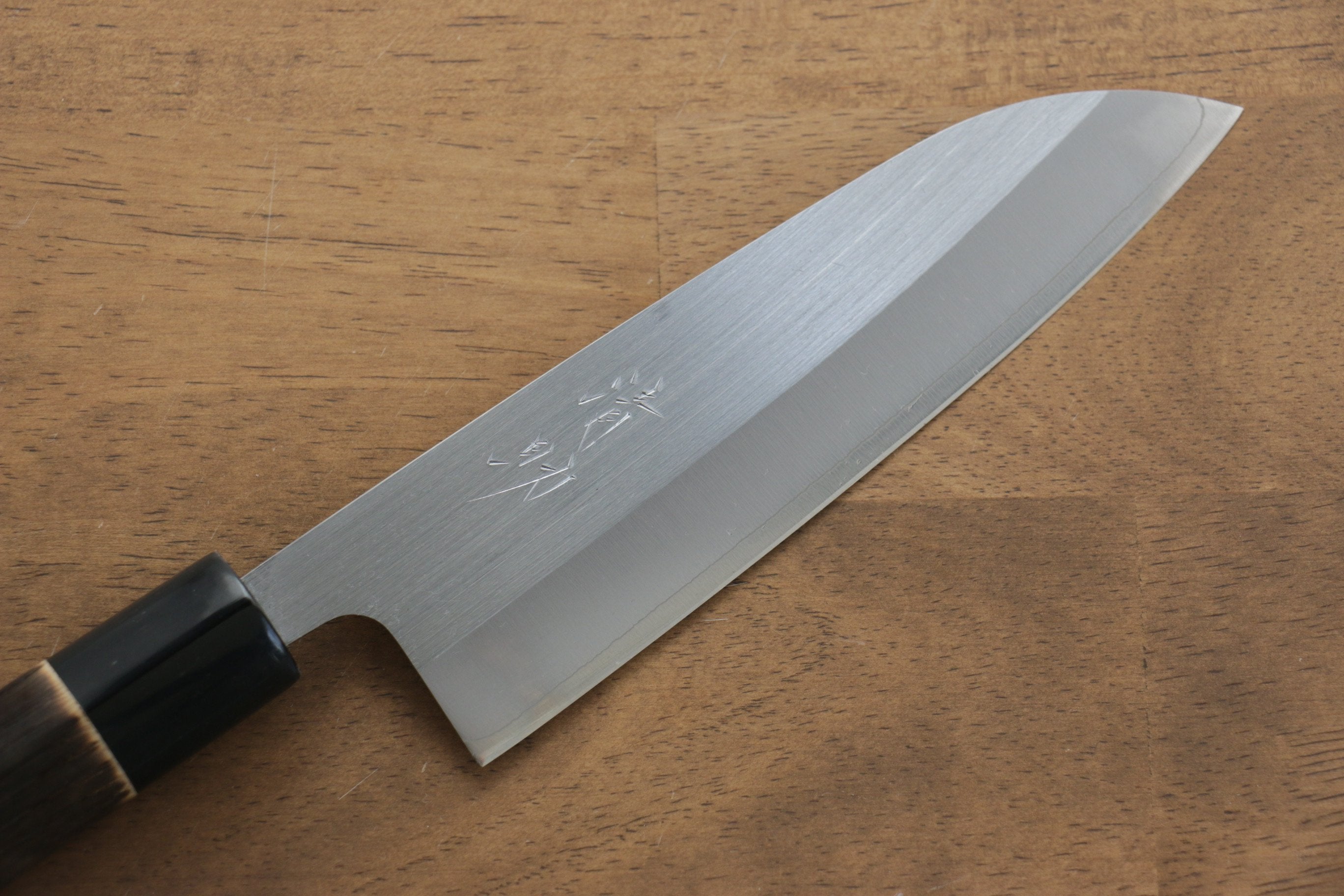 清助 SRS13 三德刀 165mm 燒栗木 握把 - 清助刃物