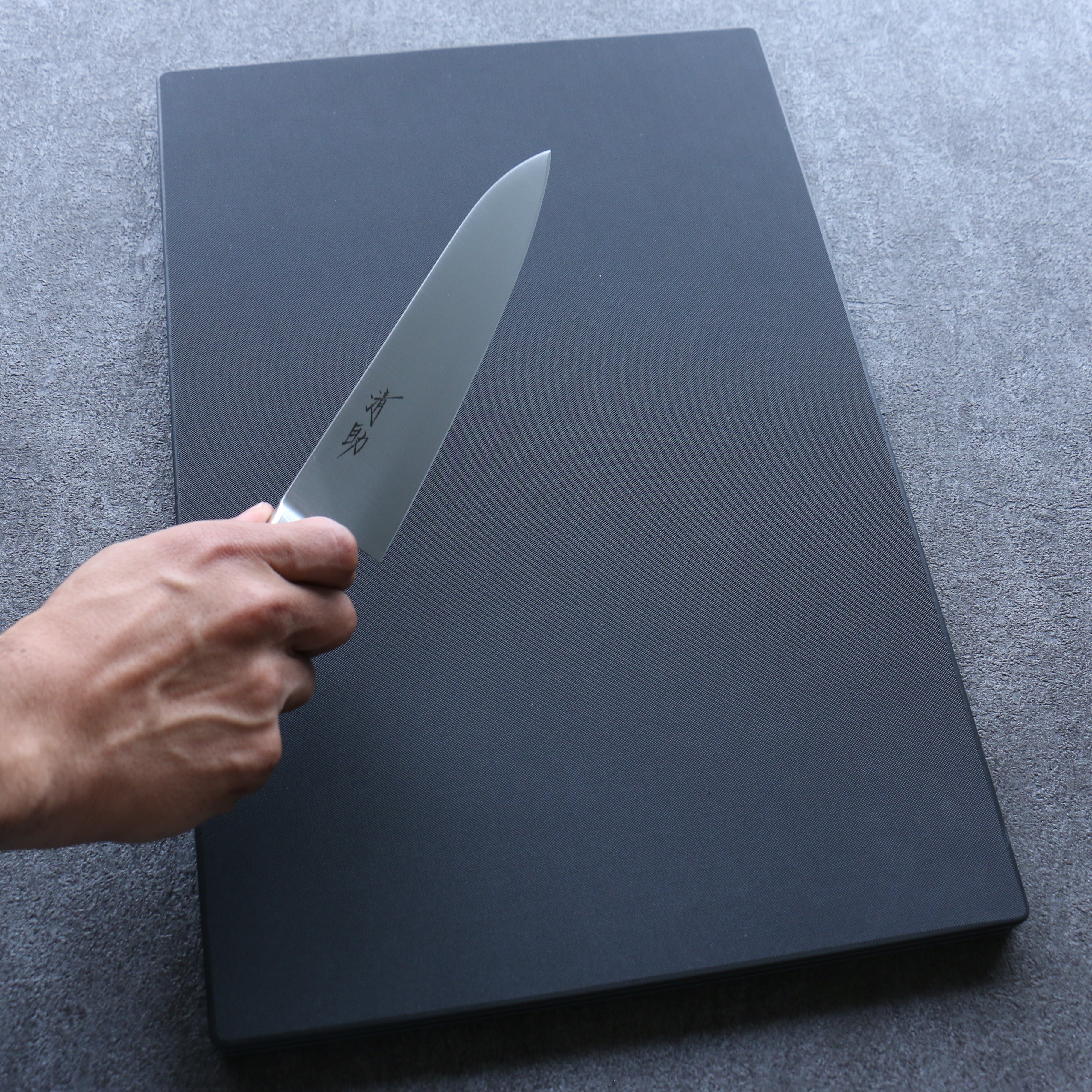 長谷川砧板 Pro-PE Lite Black 440 x 290mm - 清助刃物