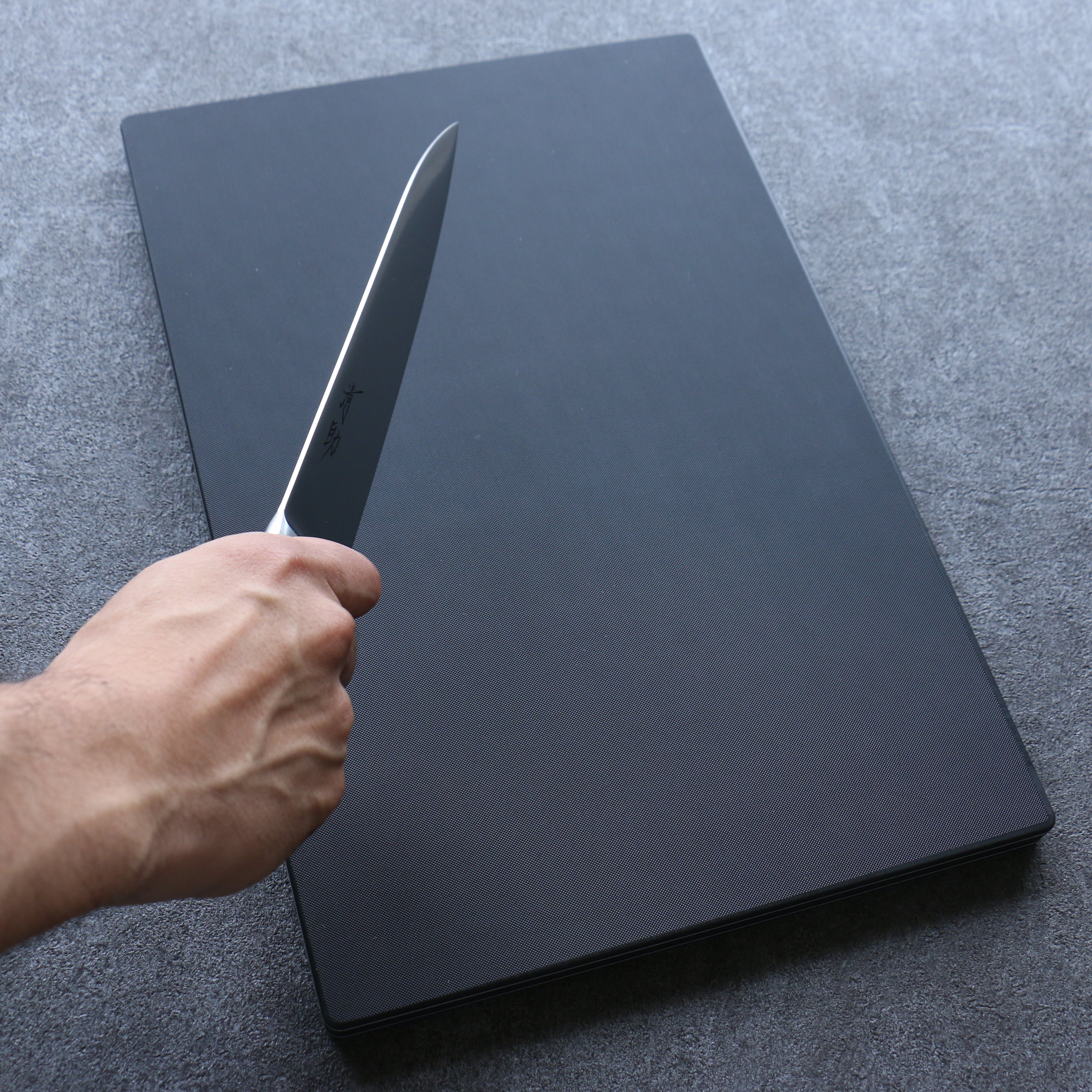 長谷川砧板 Pro-PE Lite Black 390 x 260mm - 清助刃物