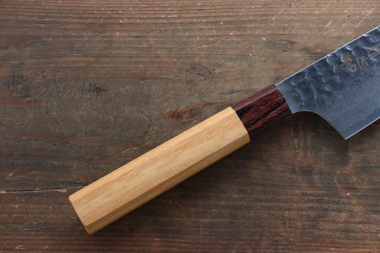 堺 孝行 VG10 33層大馬士革紋 劍型三德刀 160mm 櫸木握把 - 清助刃物