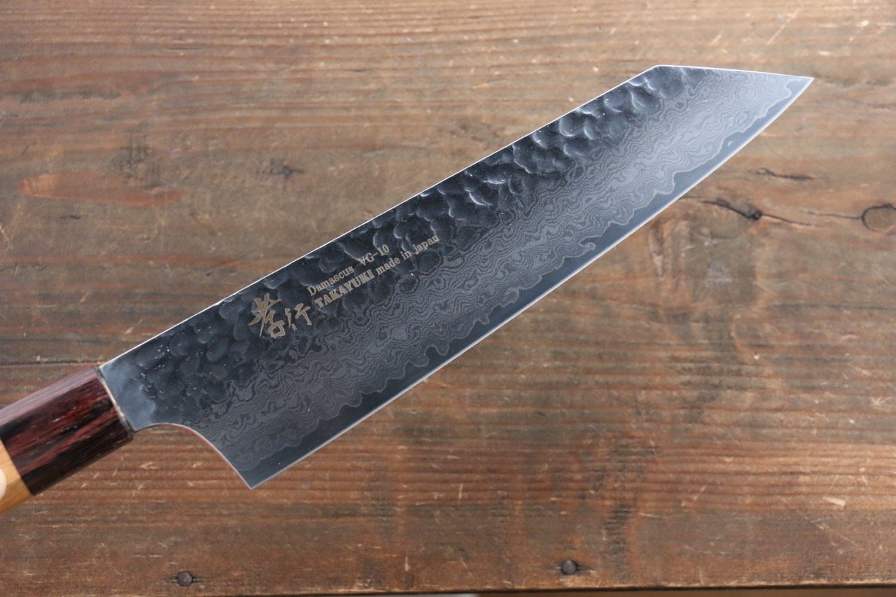 堺 孝行 VG10 33層大馬士革紋 劍型三德刀 160mm 櫸木握把 - 清助刃物