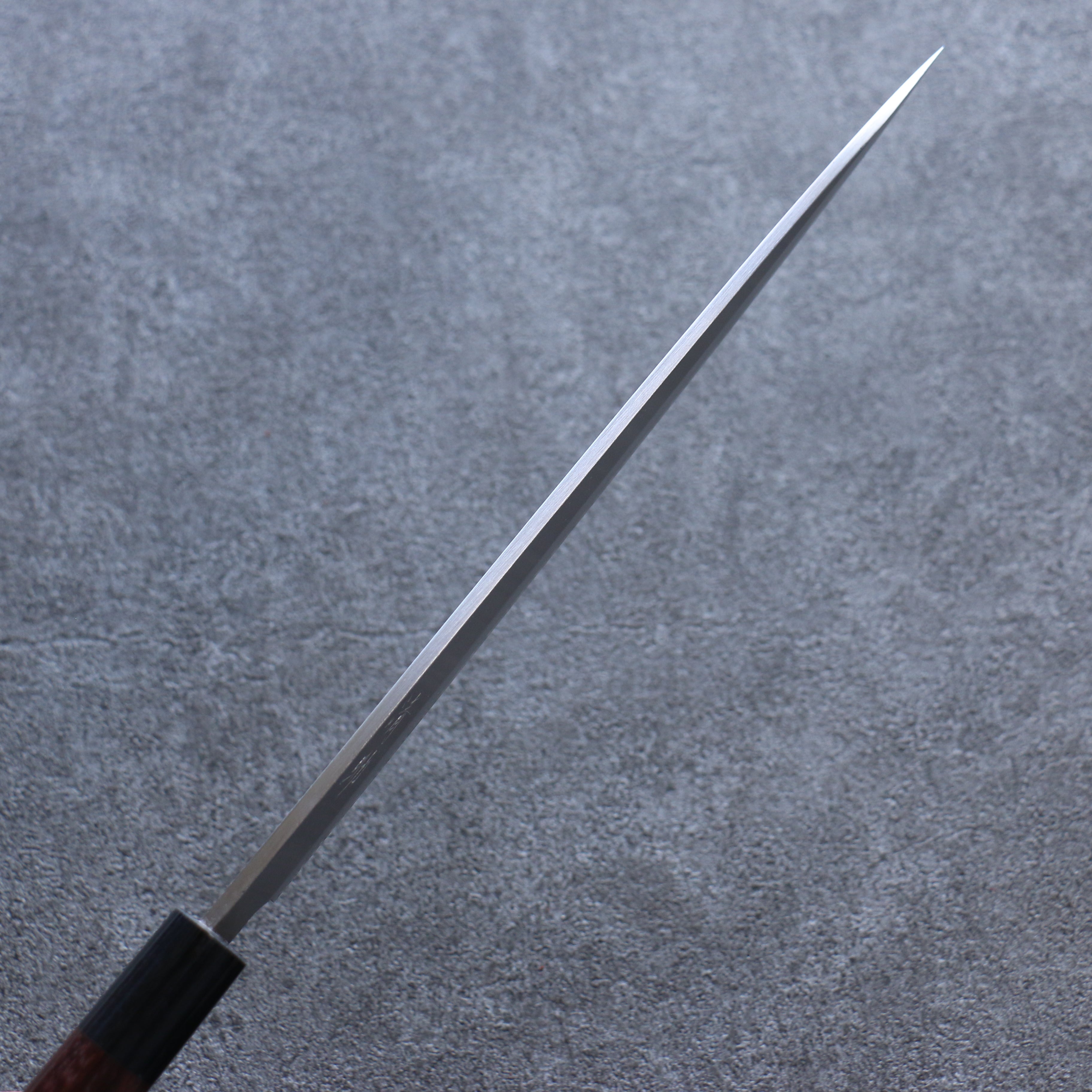 清助 VG1 霞研 柳刃 240mm 紫檀木 握把 - 清助刃物