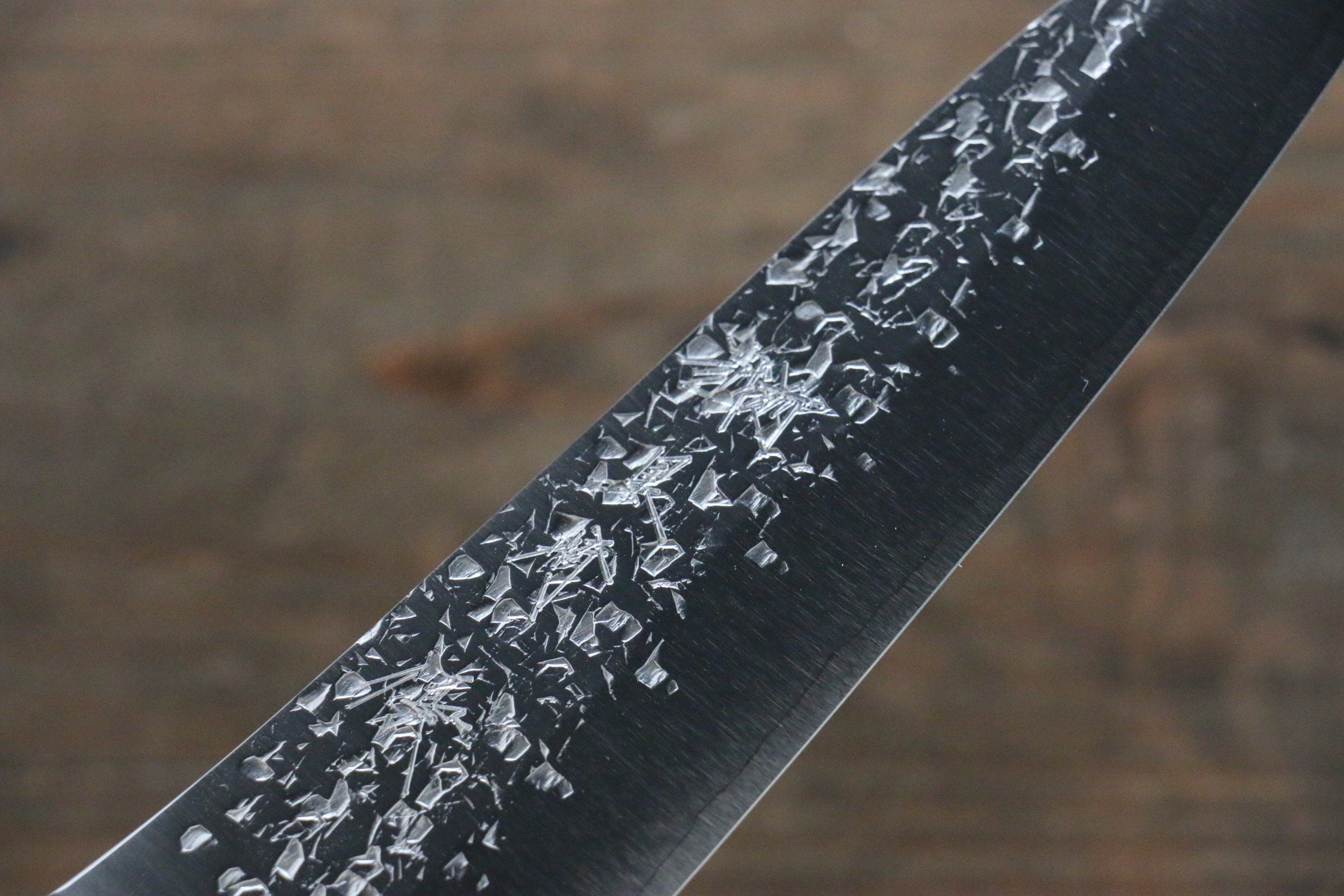 黑崎 優 雫 SG2 鎚目 小三德刀 150mm 鐵木握把 - 清助刃物