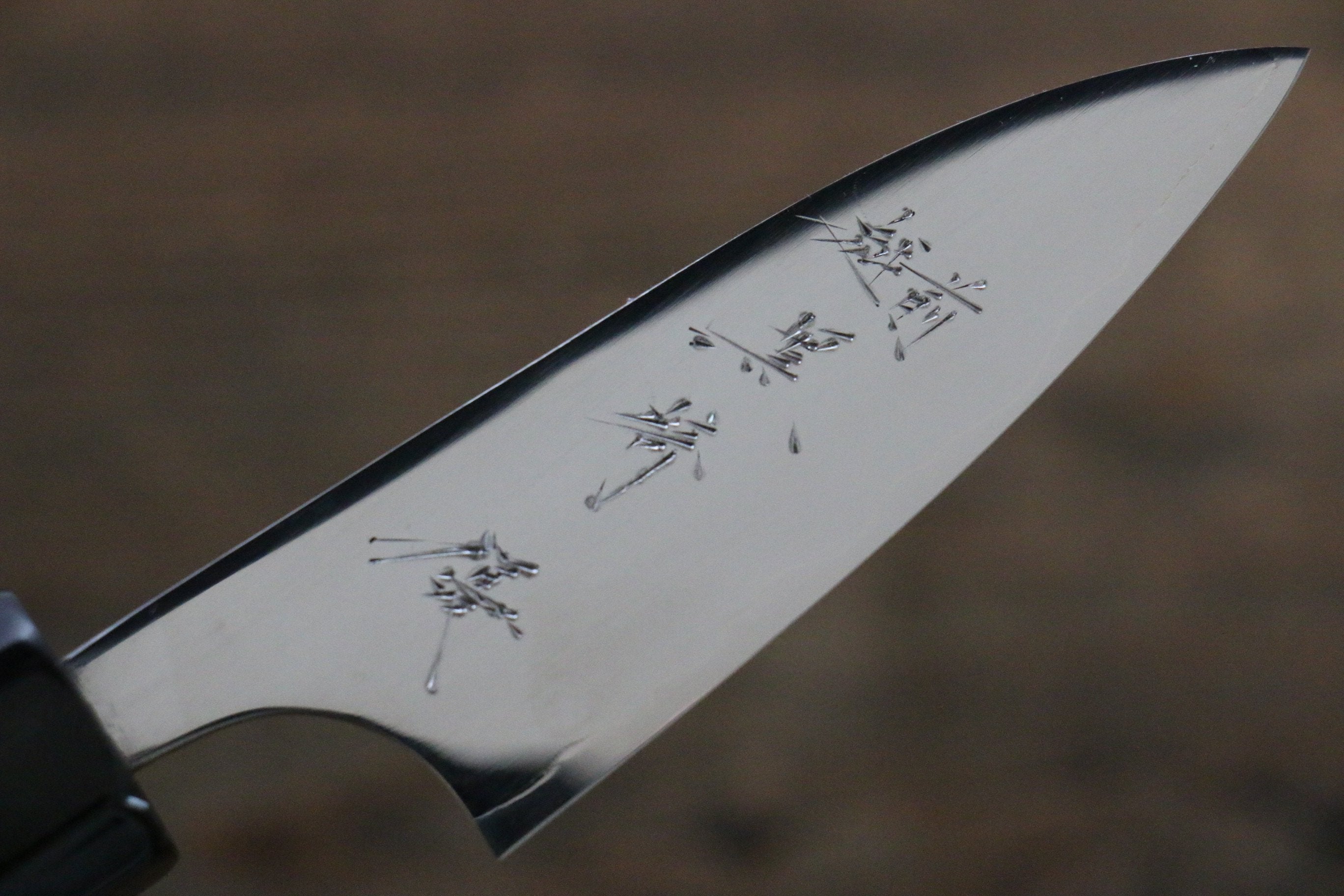 黑崎 優 SG2 鏡面處理 多用途小刀 80mm 黑檀握把 - 清助刃物
