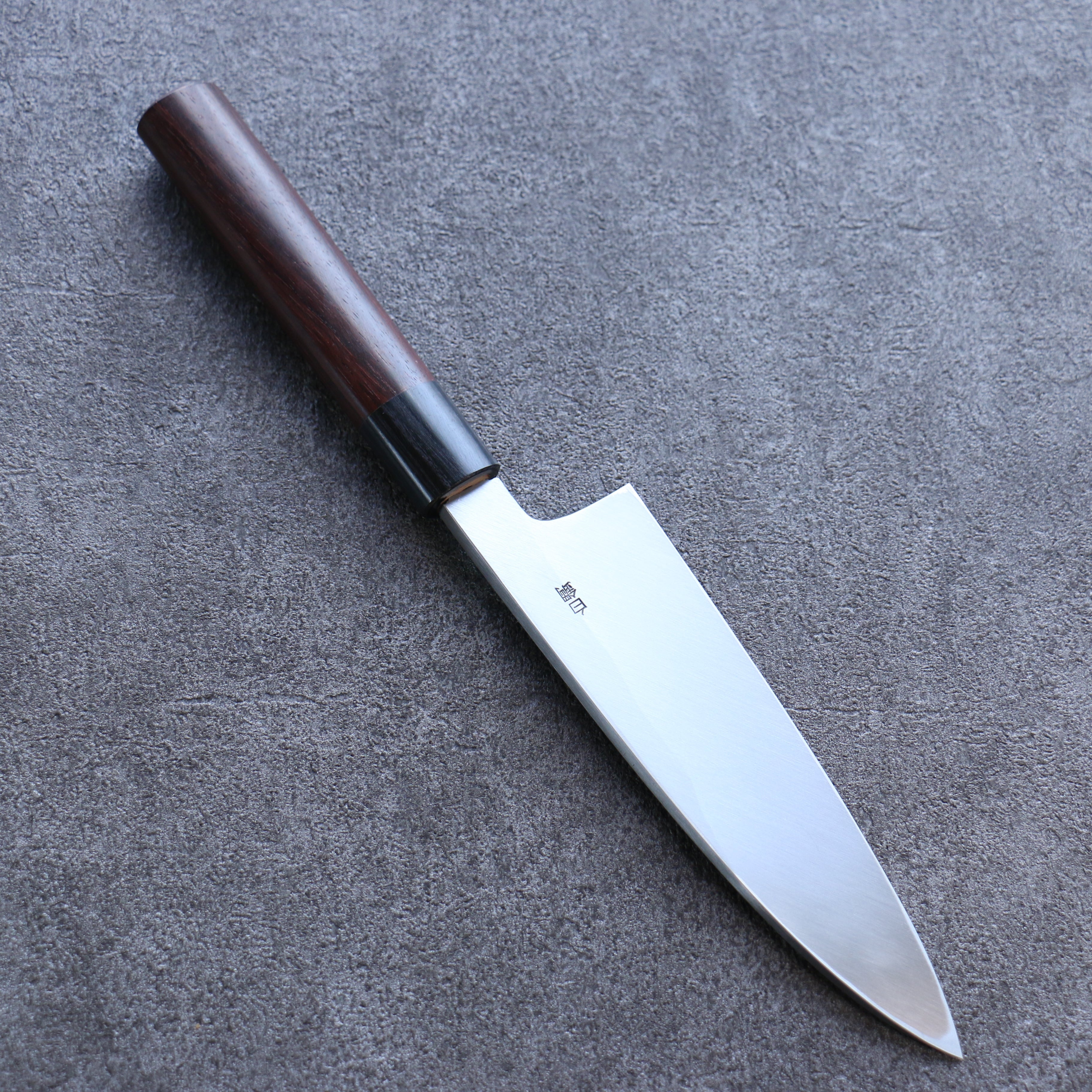 清助 白鋼 霞研 舟行 180mm 紫檀木 握把 - 清助刃物