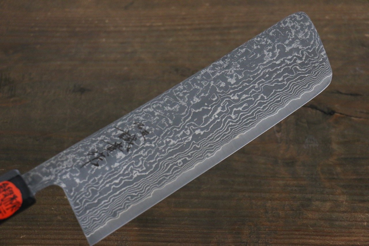 田中 誠貴 SG2 大馬士革紋 菜切 165mm 黑檀握把 - 清助刃物