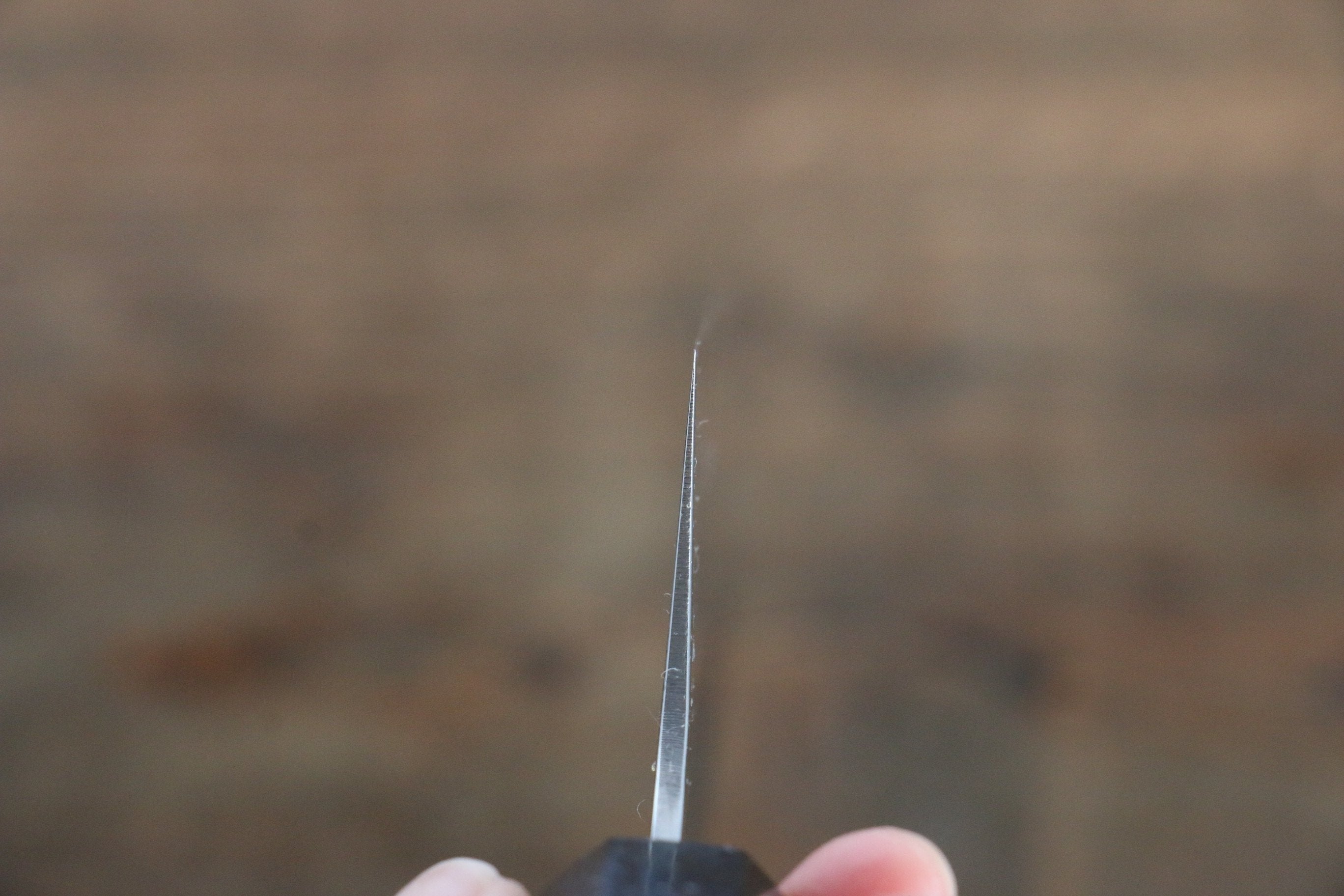 堺 孝行 VG10 33層大馬士革紋 劍型牛刀 190mm 櫟木漆塗(彩石)握把 - 清助刃物